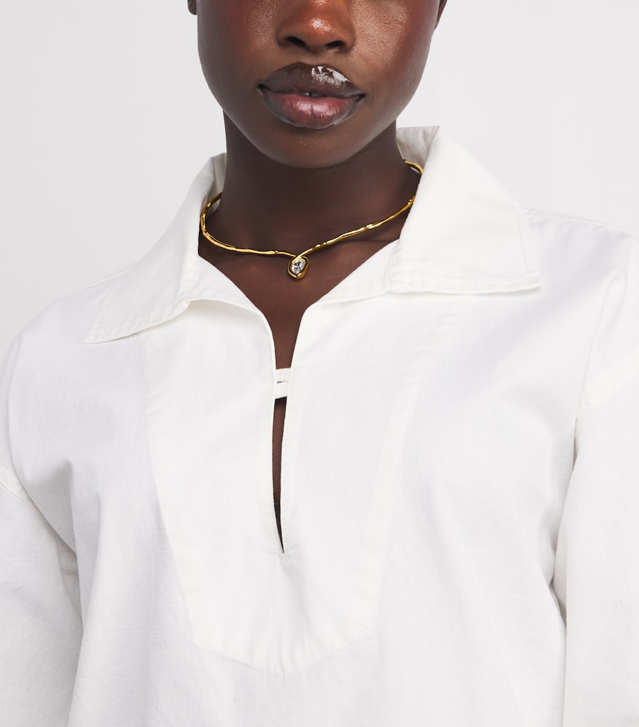 Alexis Bittar Gold-Plated Asterales Collar Necklace Gold Image 2