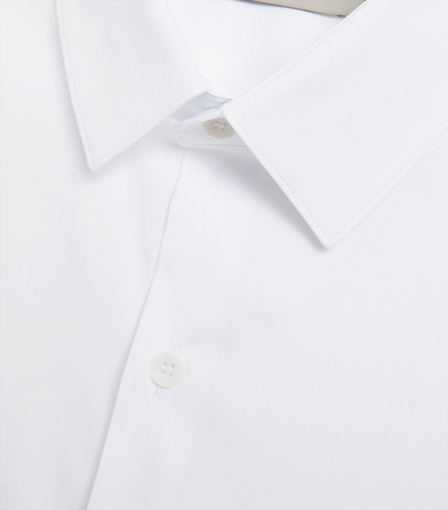 Cotton Oxford Shirt WHITE Image 5
