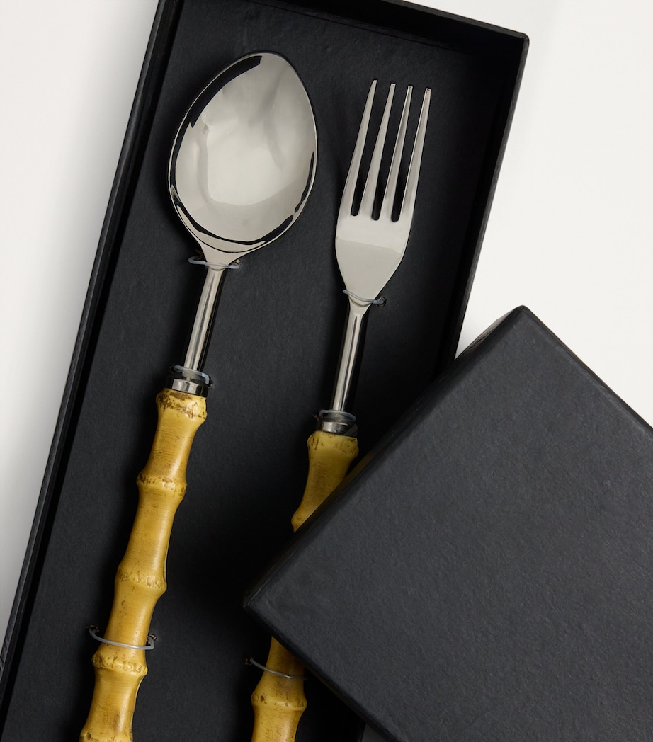 Bamboo Serving Set YELLOW Image 2