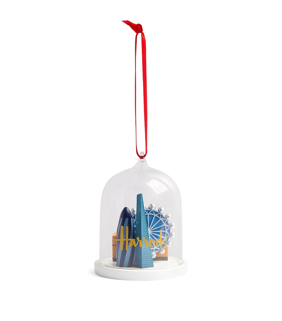 Glass London Skyline Dome Tree Decoration MULTI Image 4