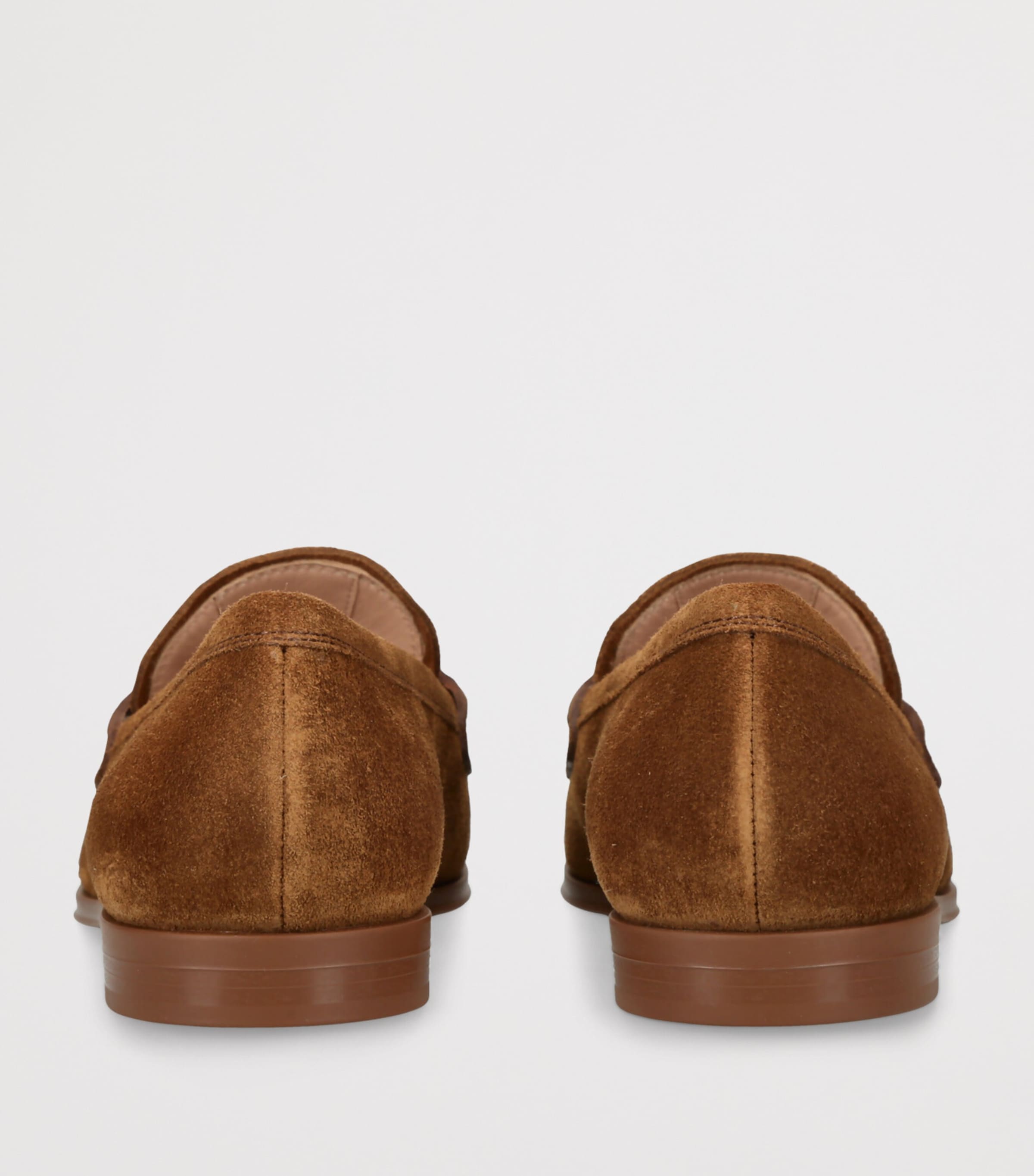 Suede Georgie Loafers MID BROWN Image 2