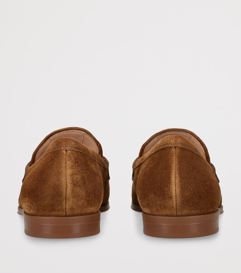 Suede Georgie Loafers MID BROWN Image 2