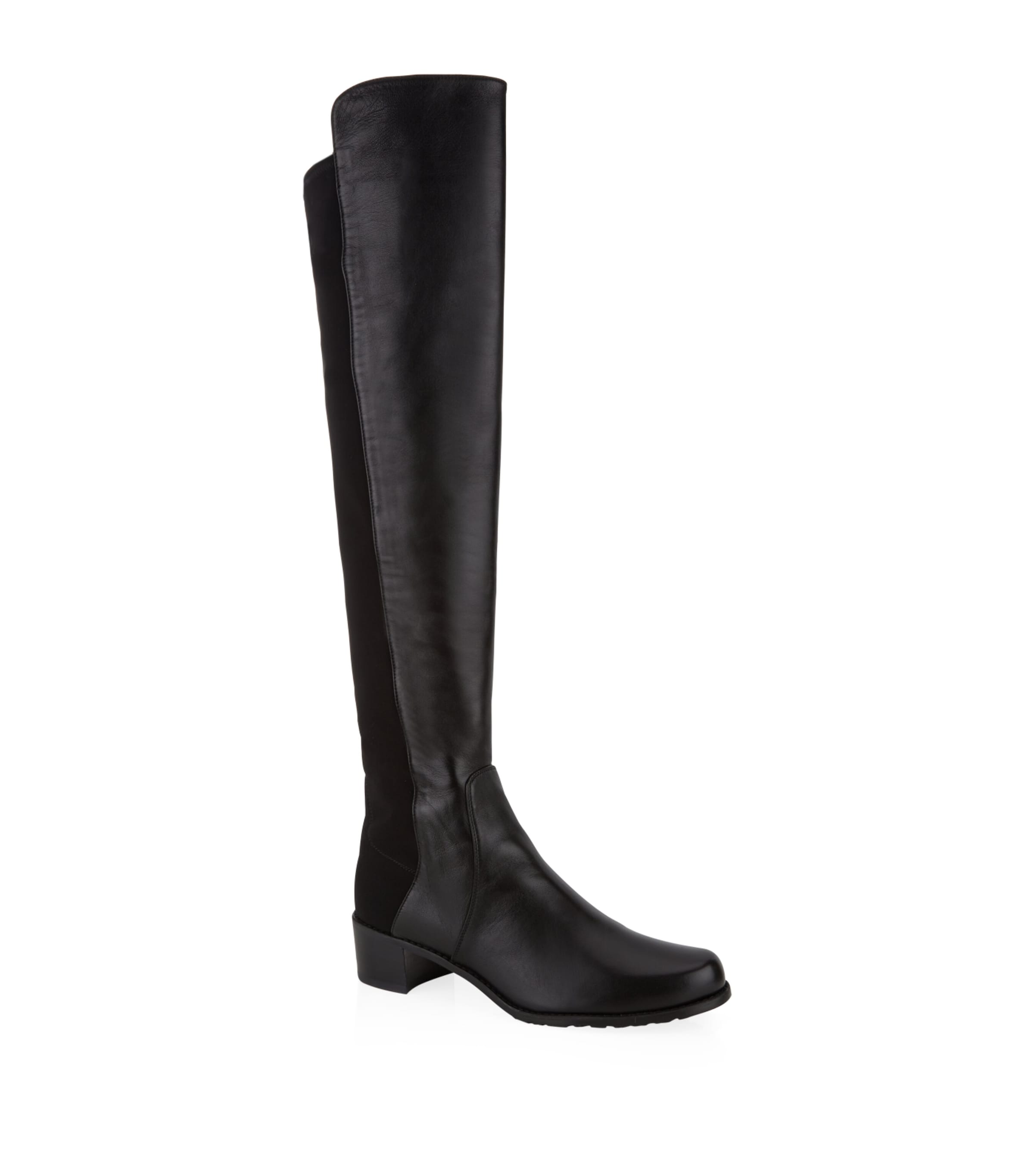Stuart Weitzman Leather Reserve Over-The-Knee Boots 40 Black Image 1