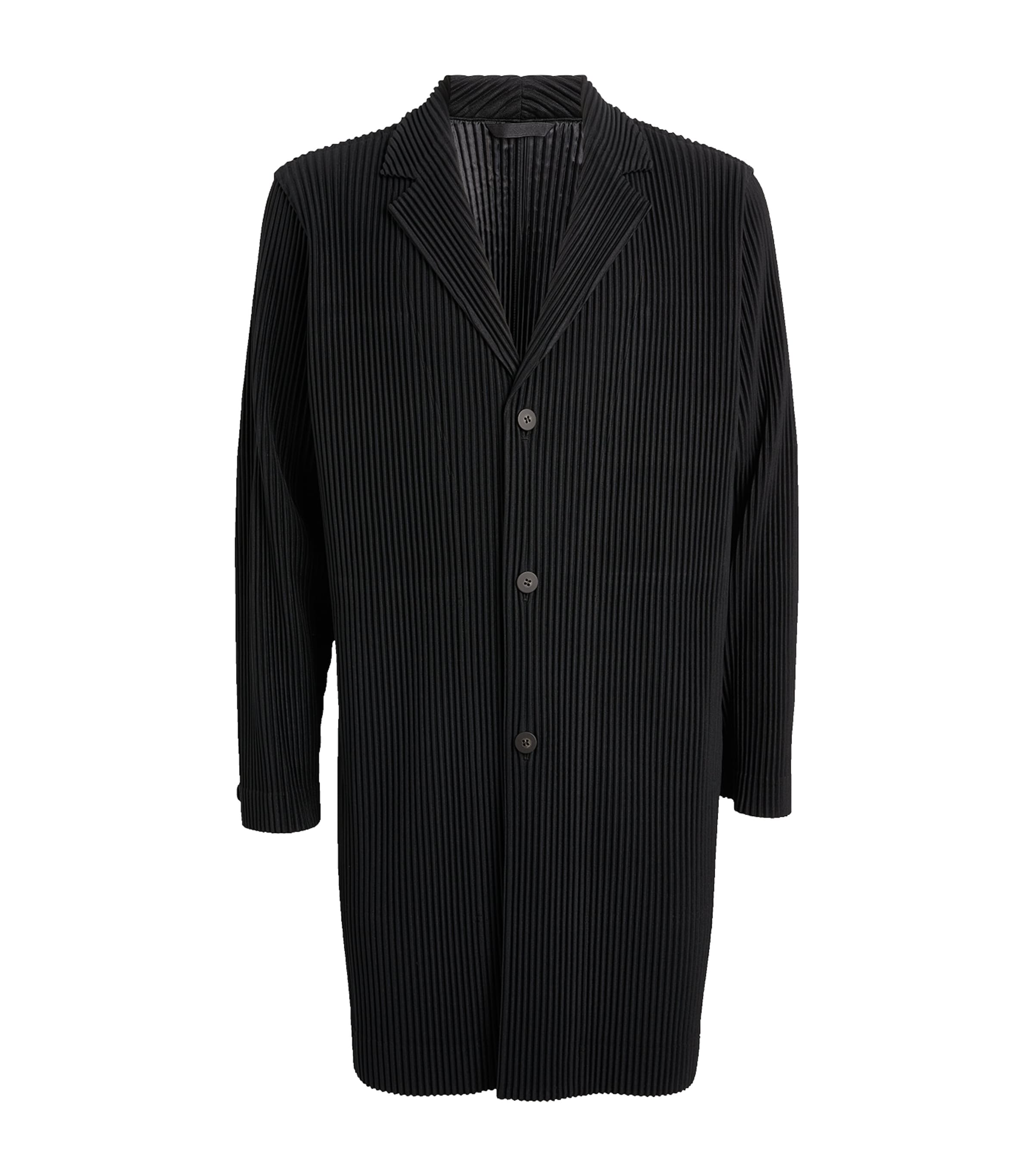 ISSEY MIYAKE PLEATED OVERCOAT