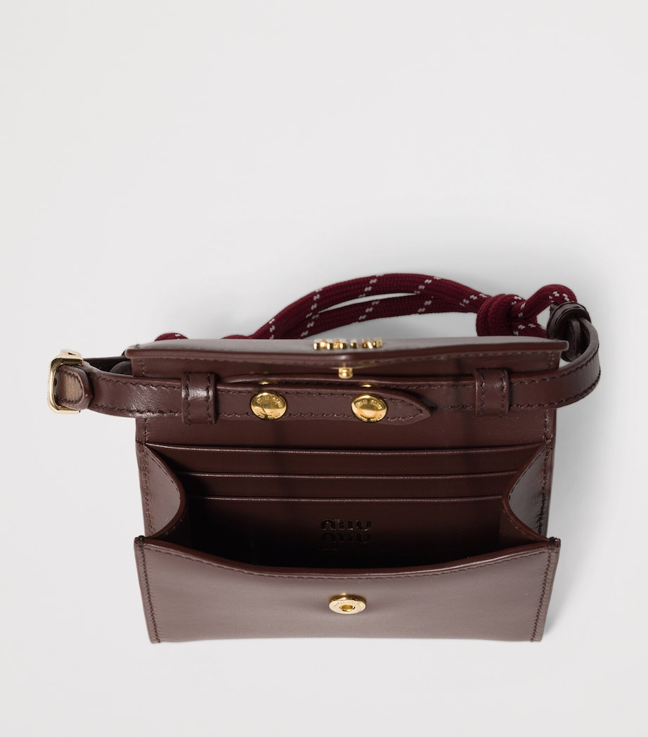 Miu Miu Leather Chain Wallet Image 2