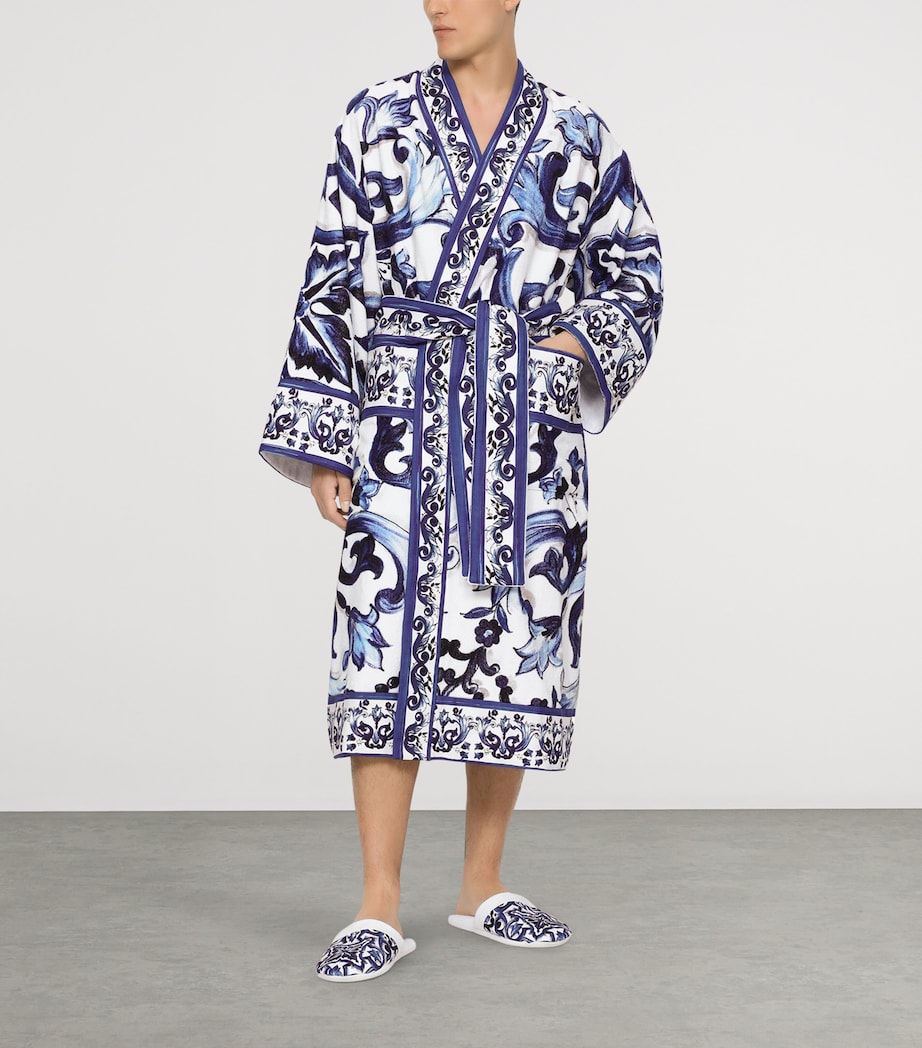 Terry Cotton Blu Mediterraneo Robe UB001 BLU MEDITERRAN Image 10