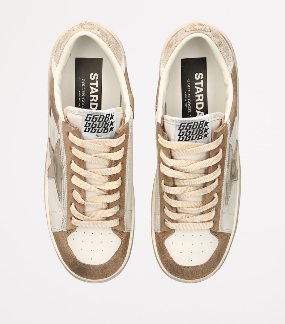 Leather Stardan Low-Top Sneakers BROWN/OTH Image 4