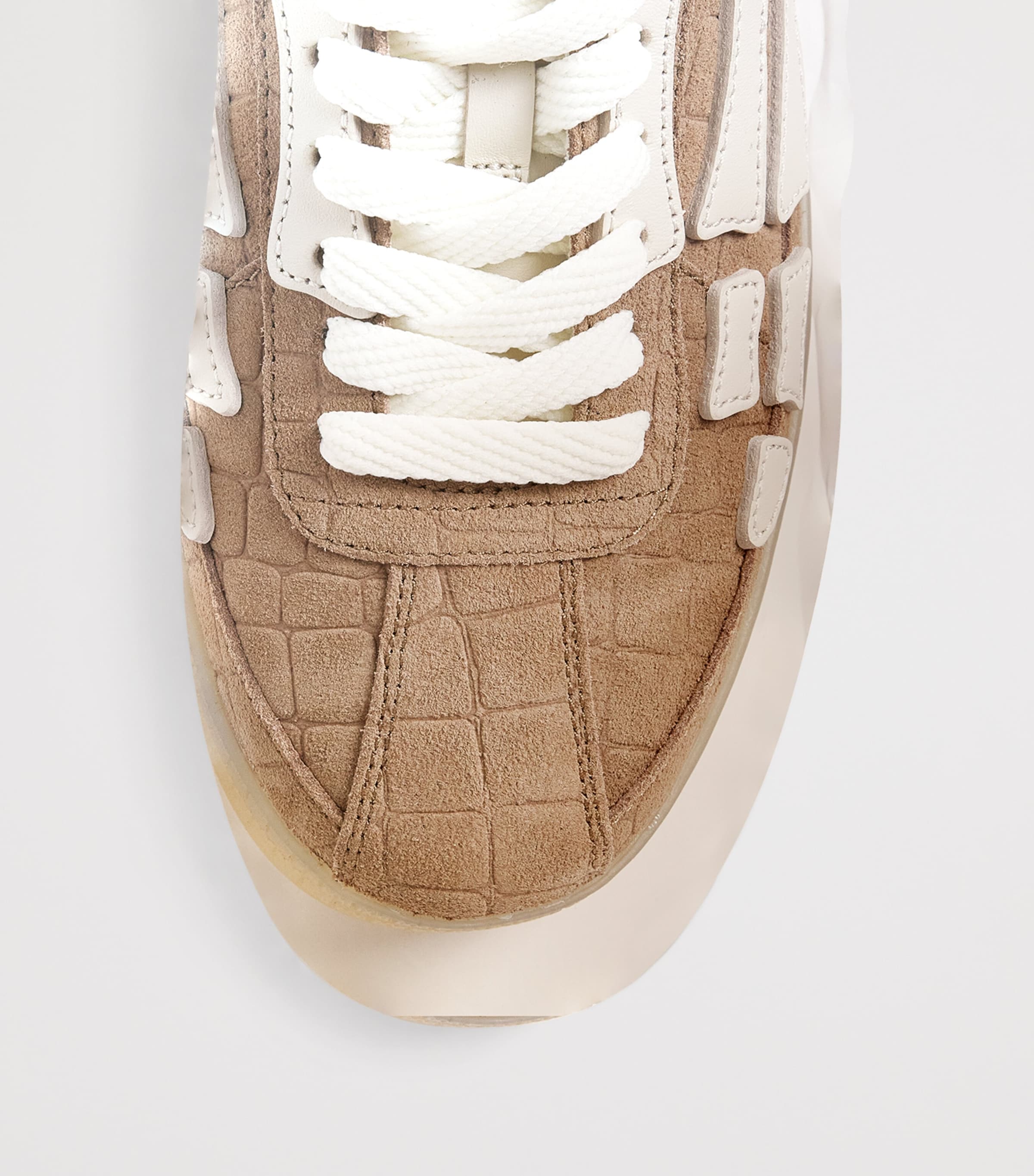 Suede Pacific Bones Low-Top Sneakers MALT Image 5