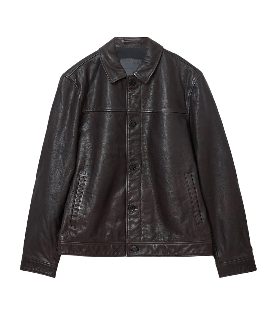 Leather Nates Jacket TRAIL BROWN Image 1