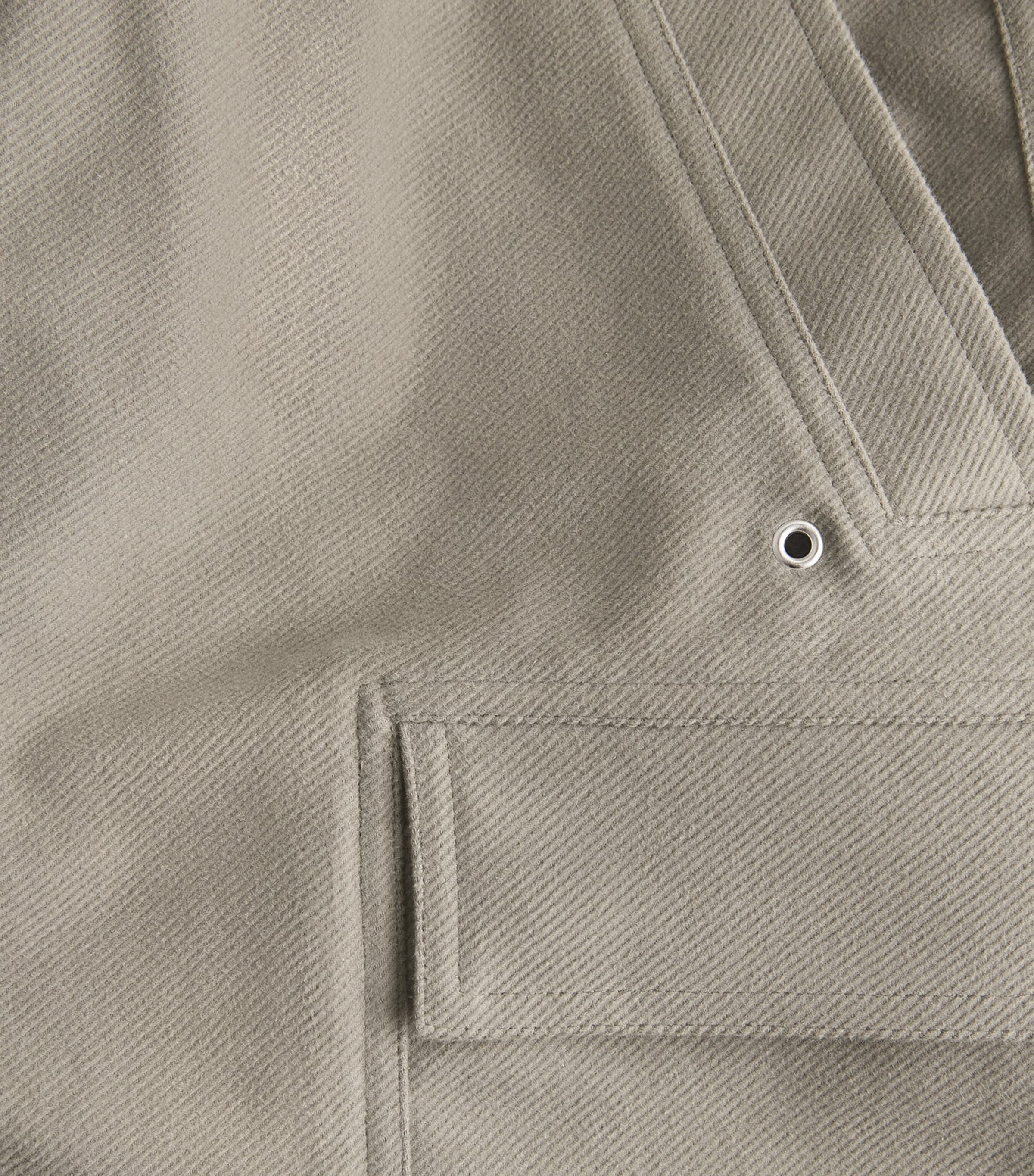 Rick Owens Mens Organic Cotton Cargobella Shorts Drk Pearl Image 6