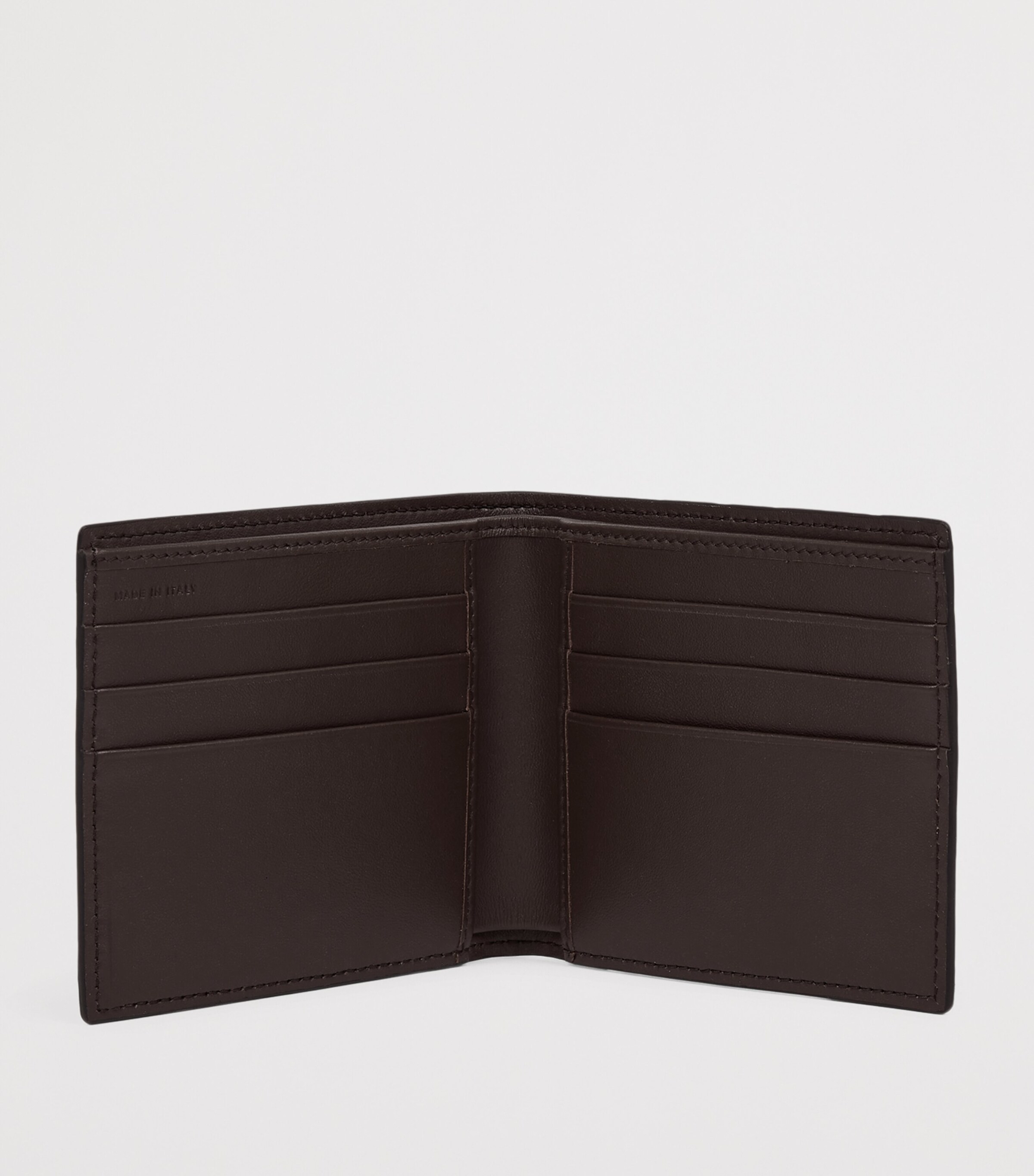 Smythson Calfskin Ludlow  Bifold Wallet Dark Brown Image 2