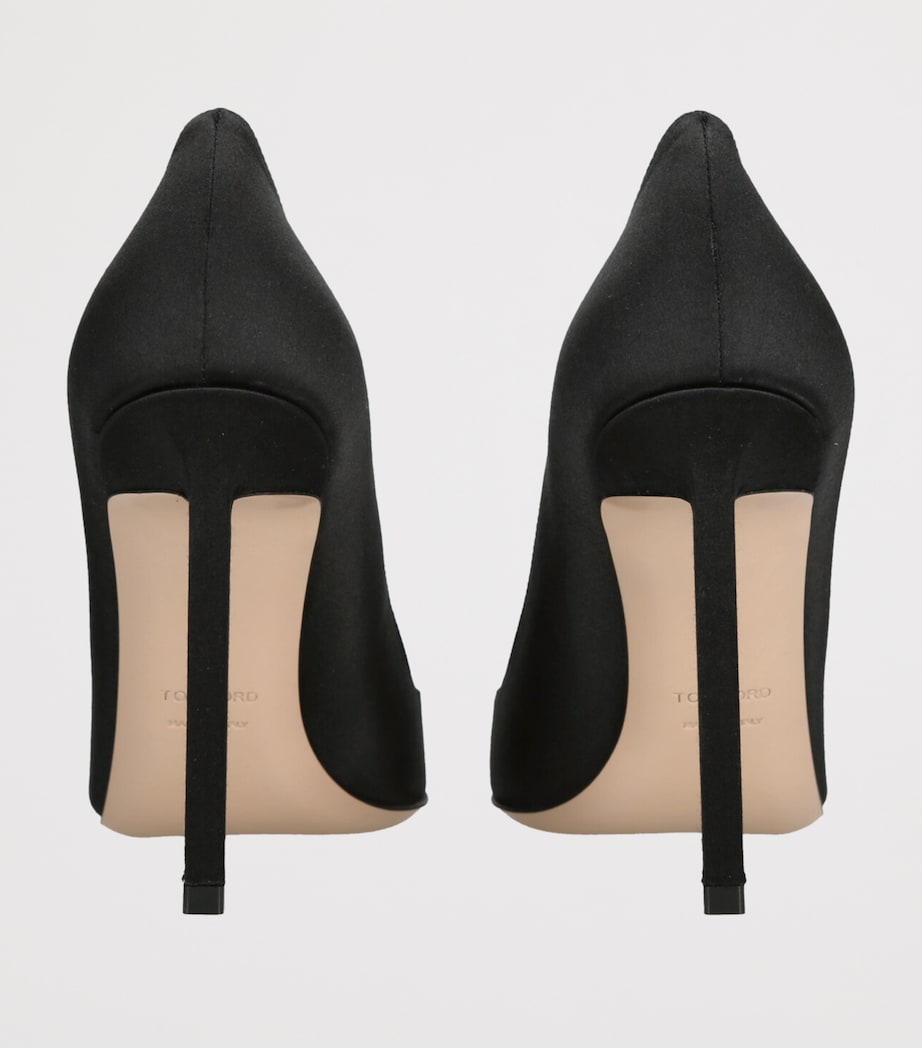 Satin Betty Pumps 105 BLACK Image 2