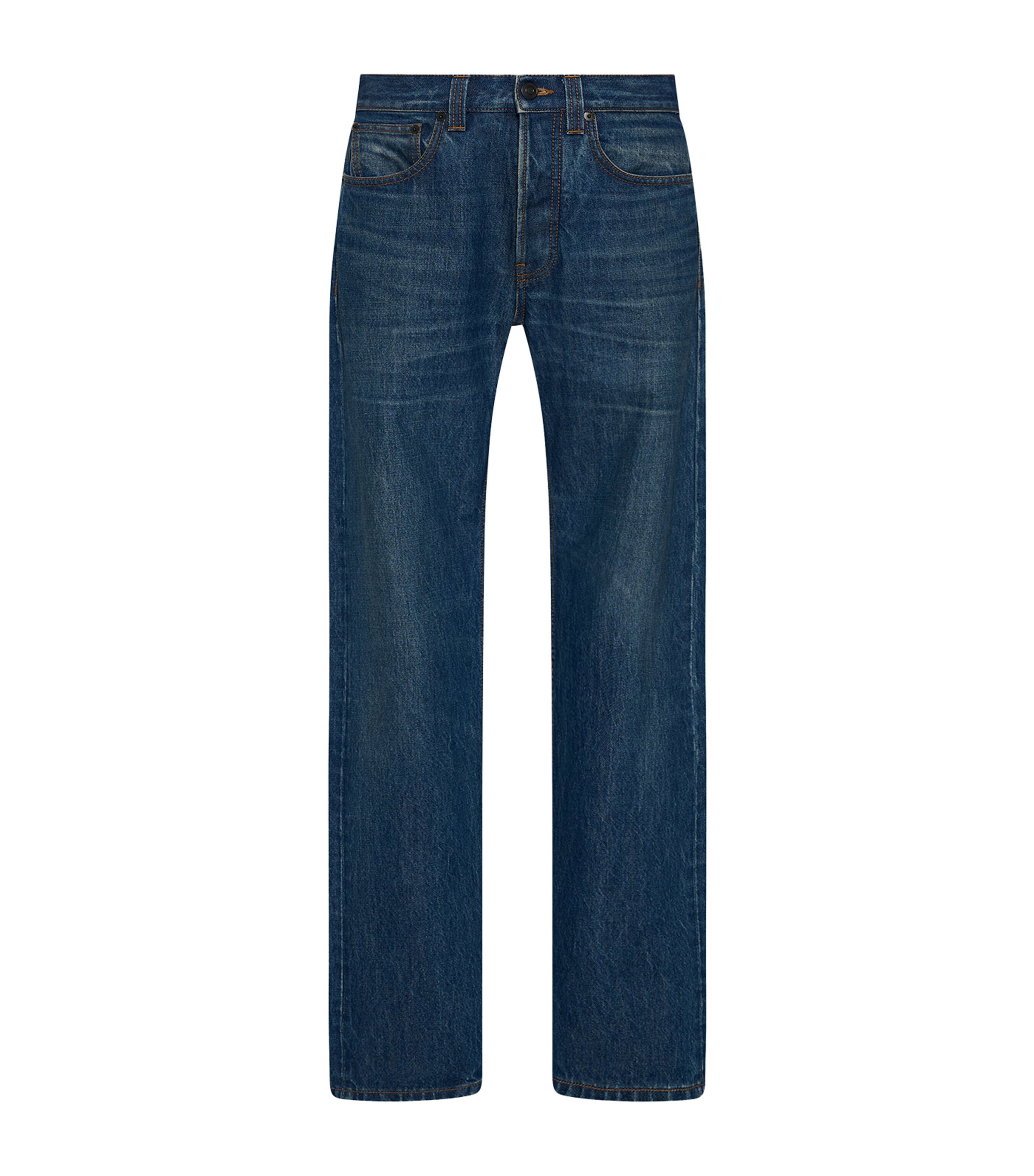 The Row Womens Daciana Cropped Jeans Medium Indigo Image 1