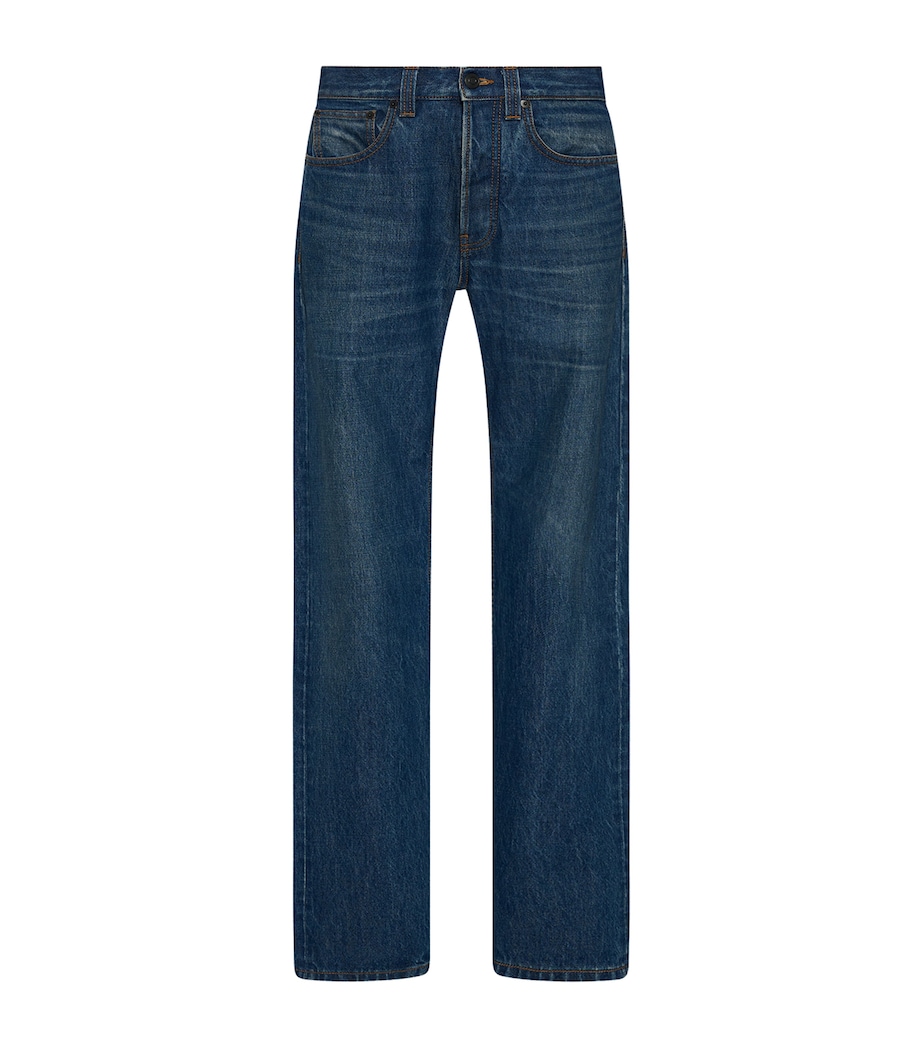 The Row Womens Daciana Cropped Jeans Medium Indigo Image 1