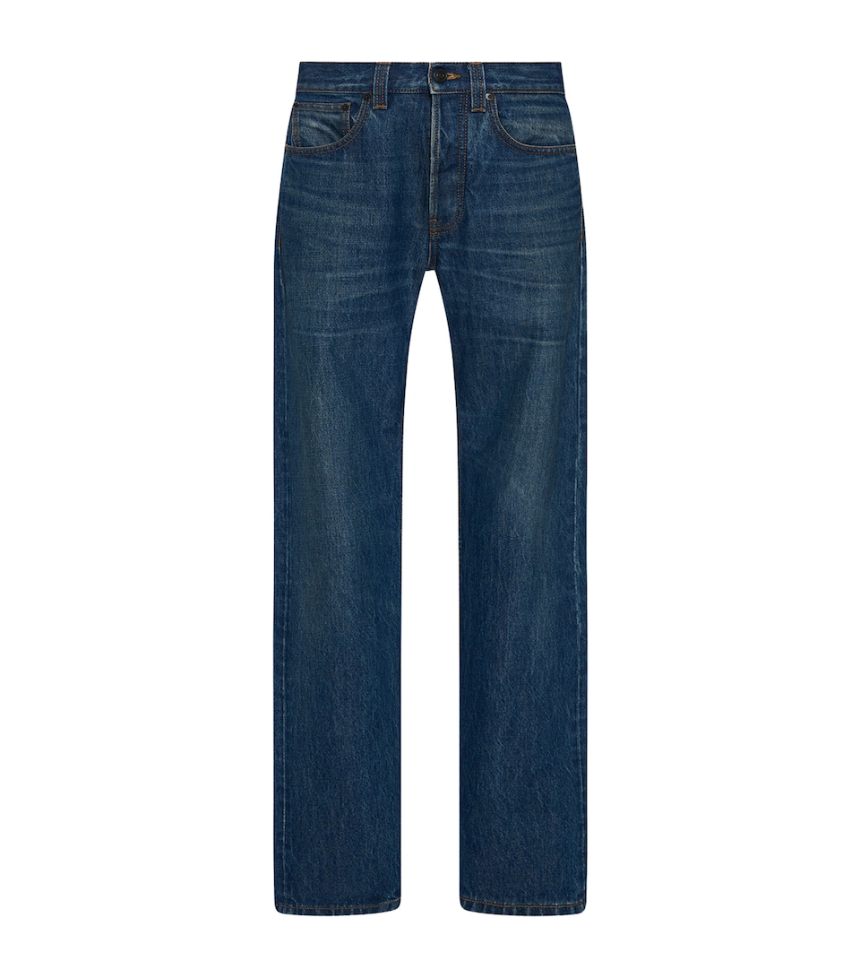 The Row Daciana Cropped Jeans Medium Indigo