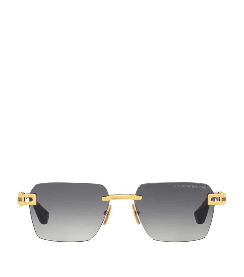 DITA Meta-Evo One Square Sunglasses Gold Image 1