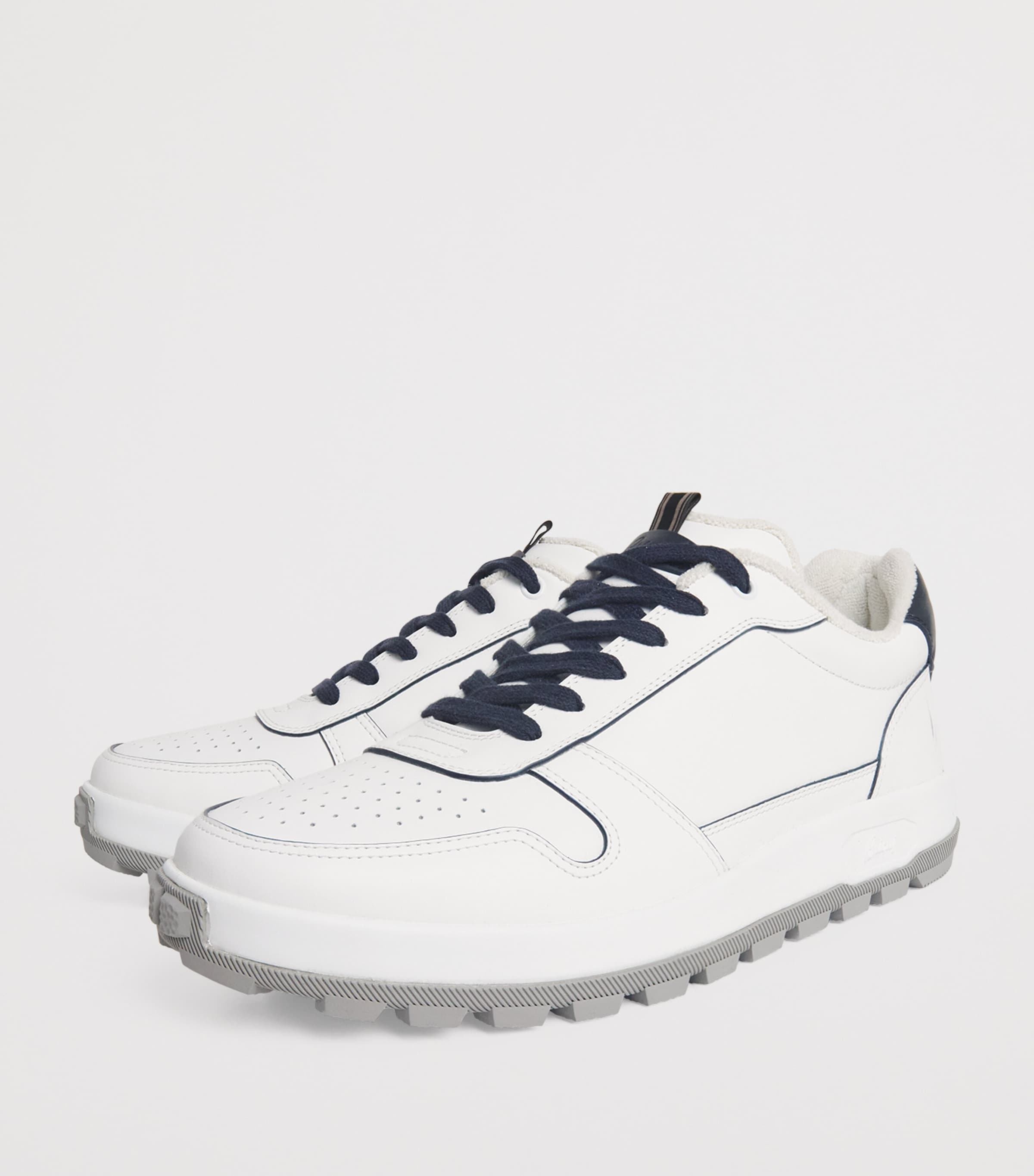 Leather Crossing Sneakers 9040 Image 3