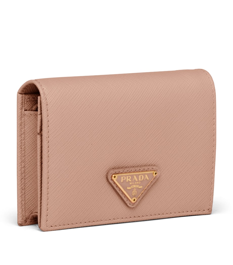 Small Saffiano Leather Bifold Wallet F0236 Image 4