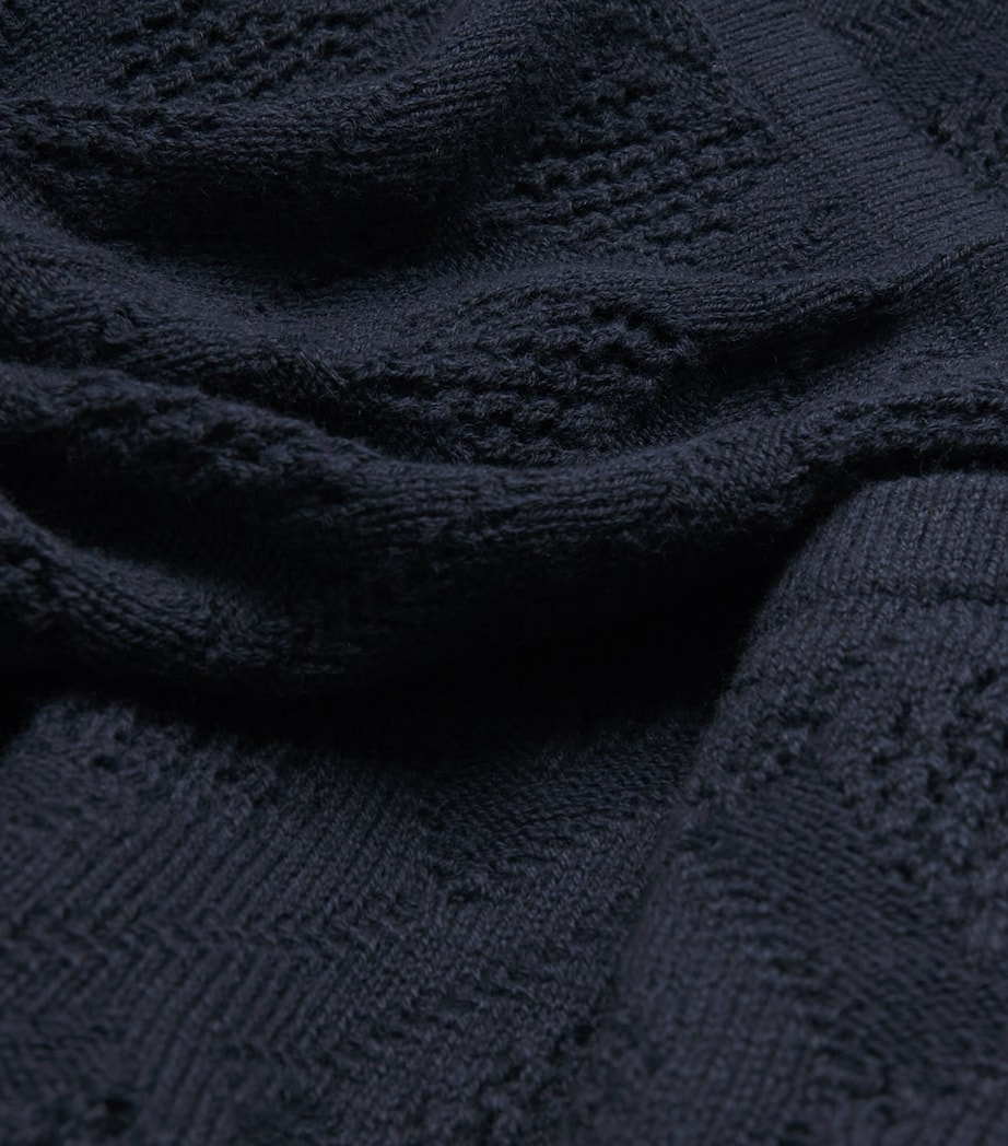 Samsøe Samsøe Mens Organic Cotton-Wool Crochet Shirt Salute Image 5