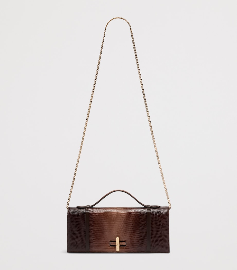 Malone Souliers Gradient Leather May Clutch Bag Taupe Image 5