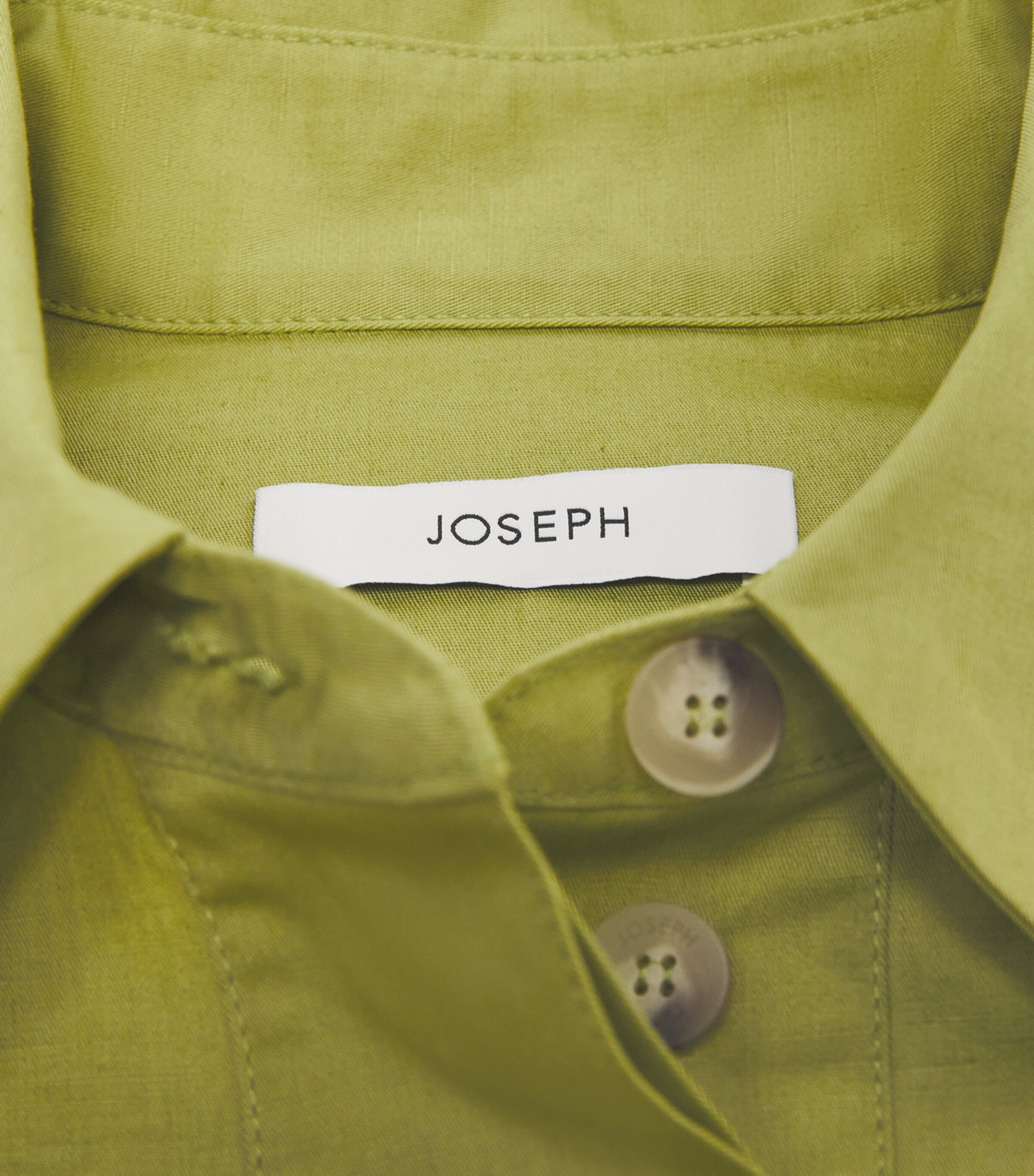 Joseph Womens Cotton-Linen Ali Mini Dress Pond Image 6