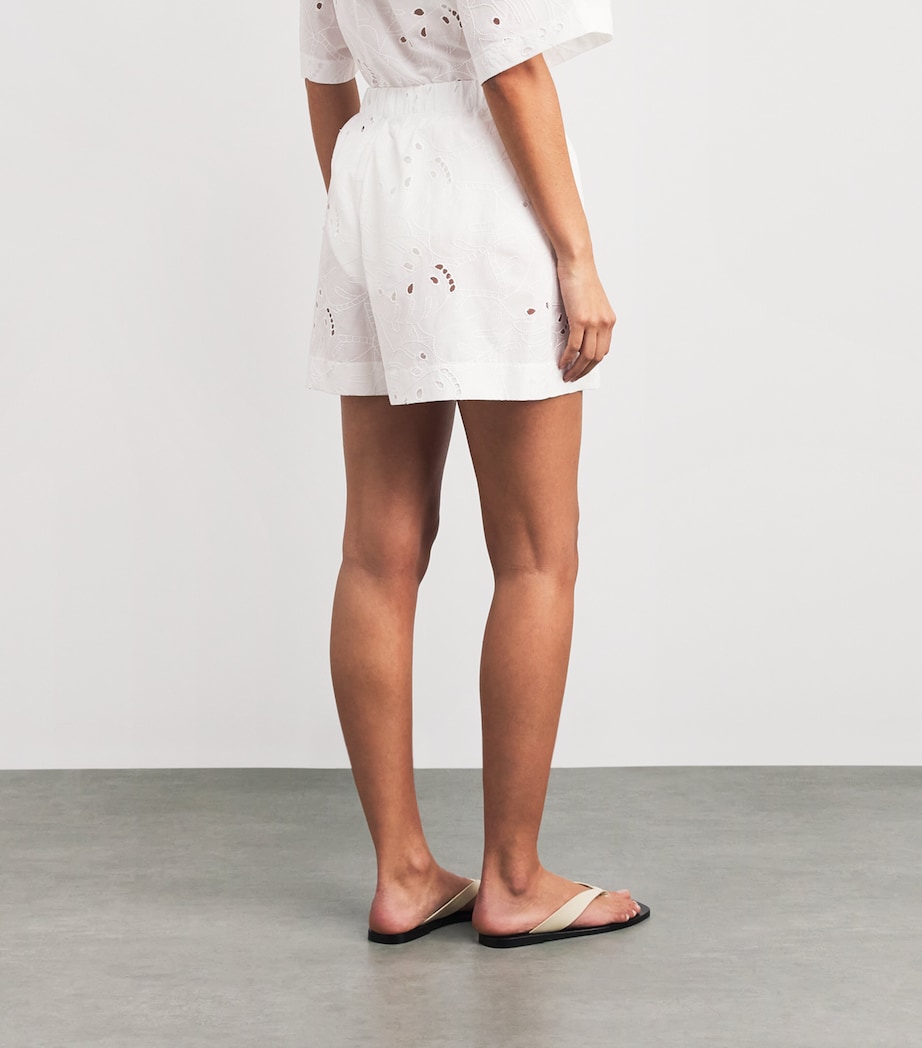 Broderie Lace Shorts 000 BLANC/WHITE Image 4