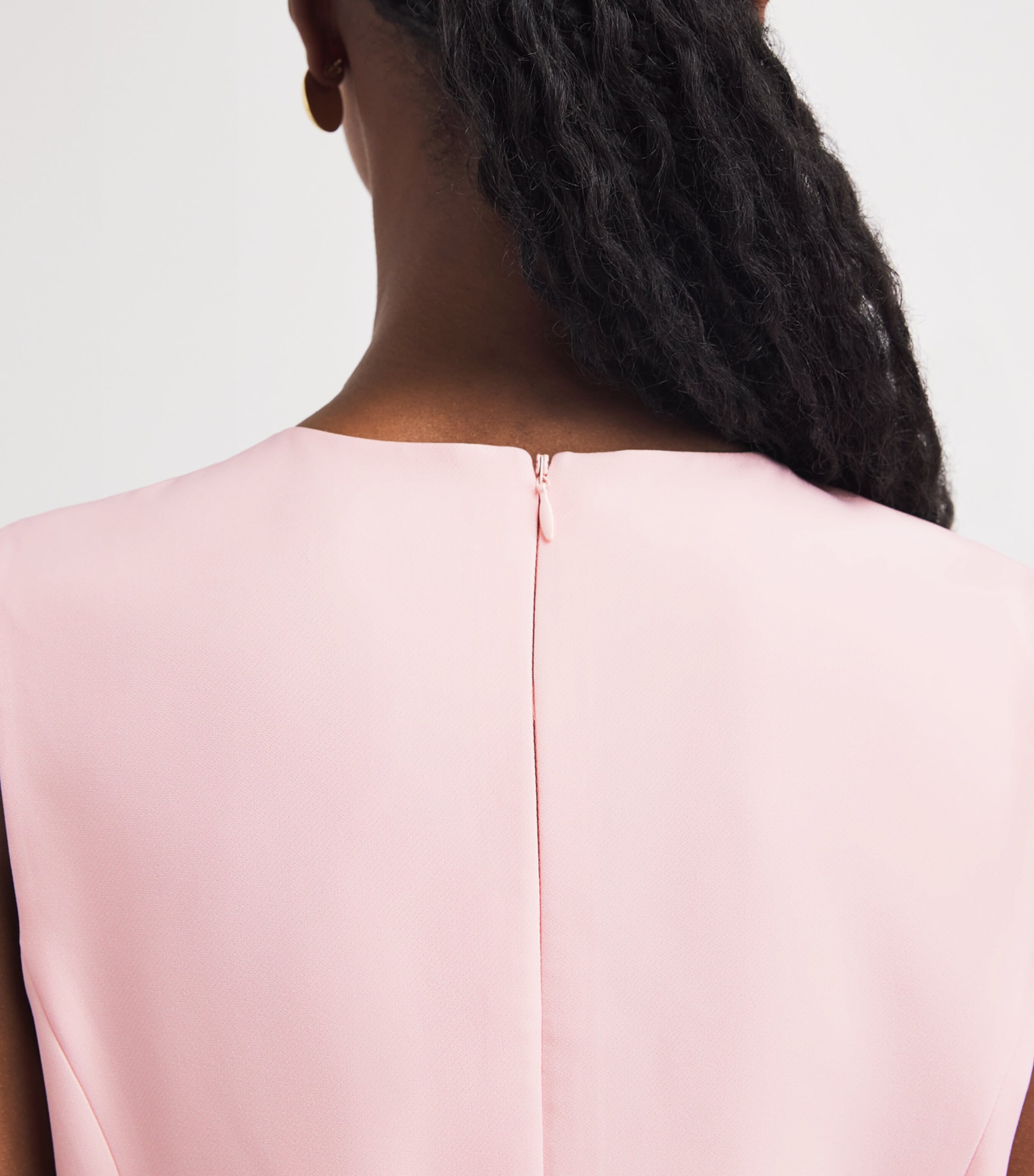 LEO LIN Womens Rose-Detail Cleo Midi Dress Blush Pink Image 5