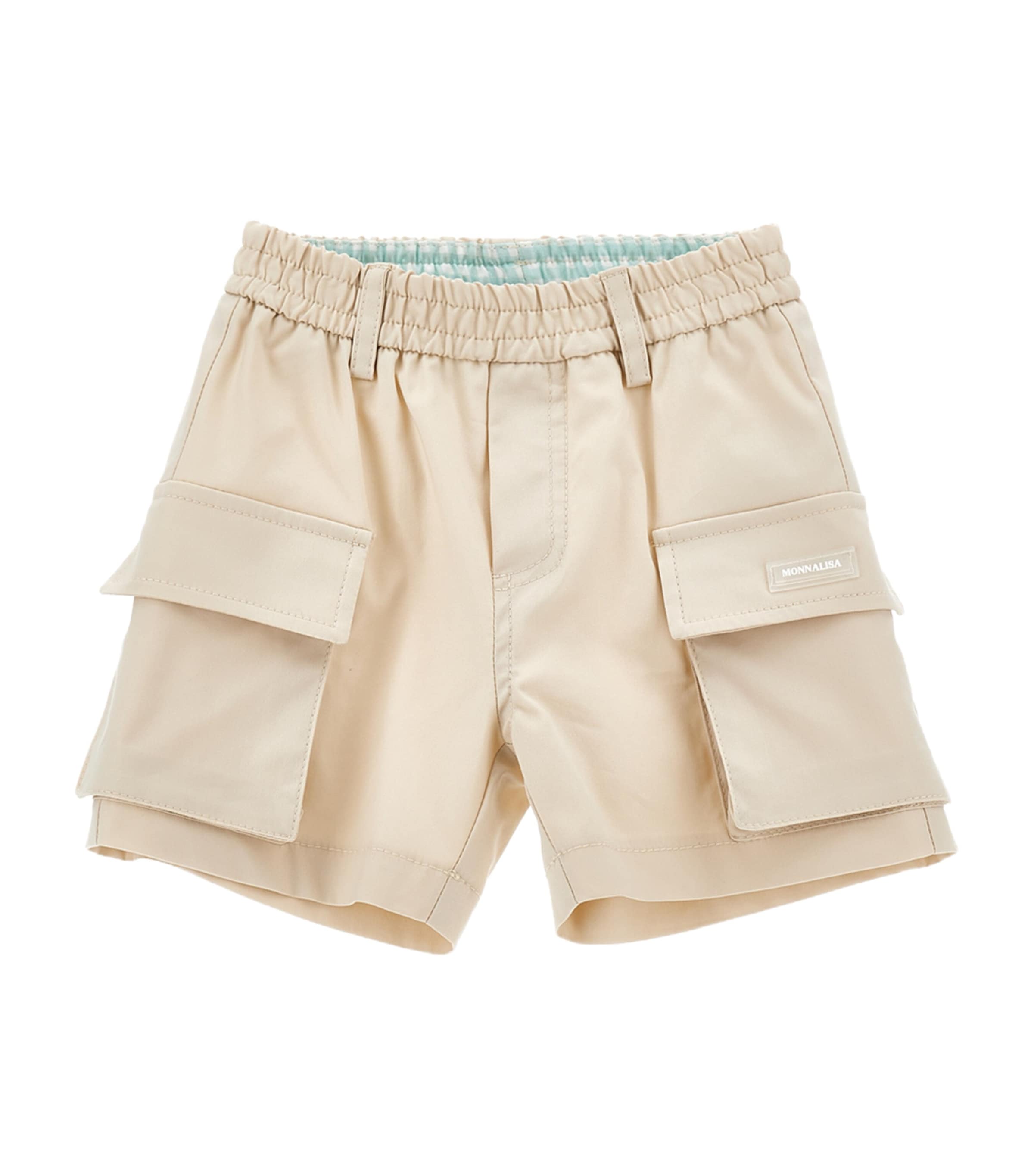 Monnalisa Cargo Shorts In Beige