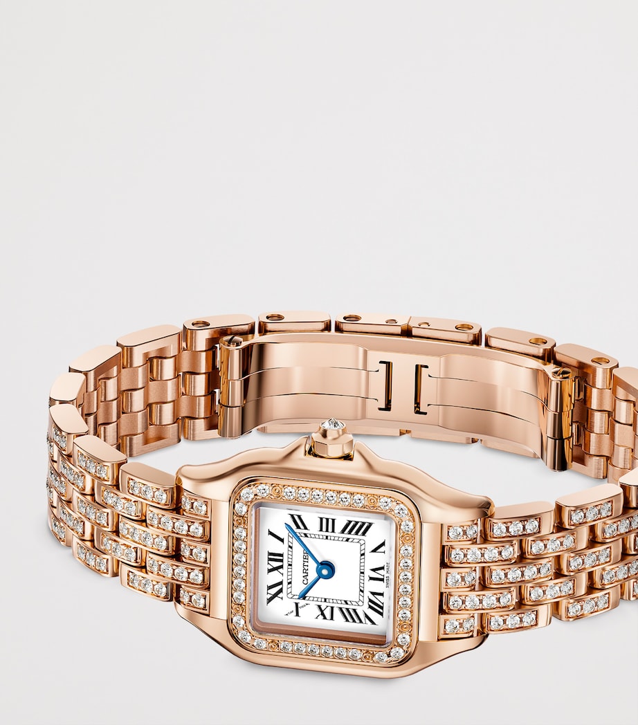 Rose Gold and Diamond Panthère de Cartier Watch 22mm SILVER Image 6