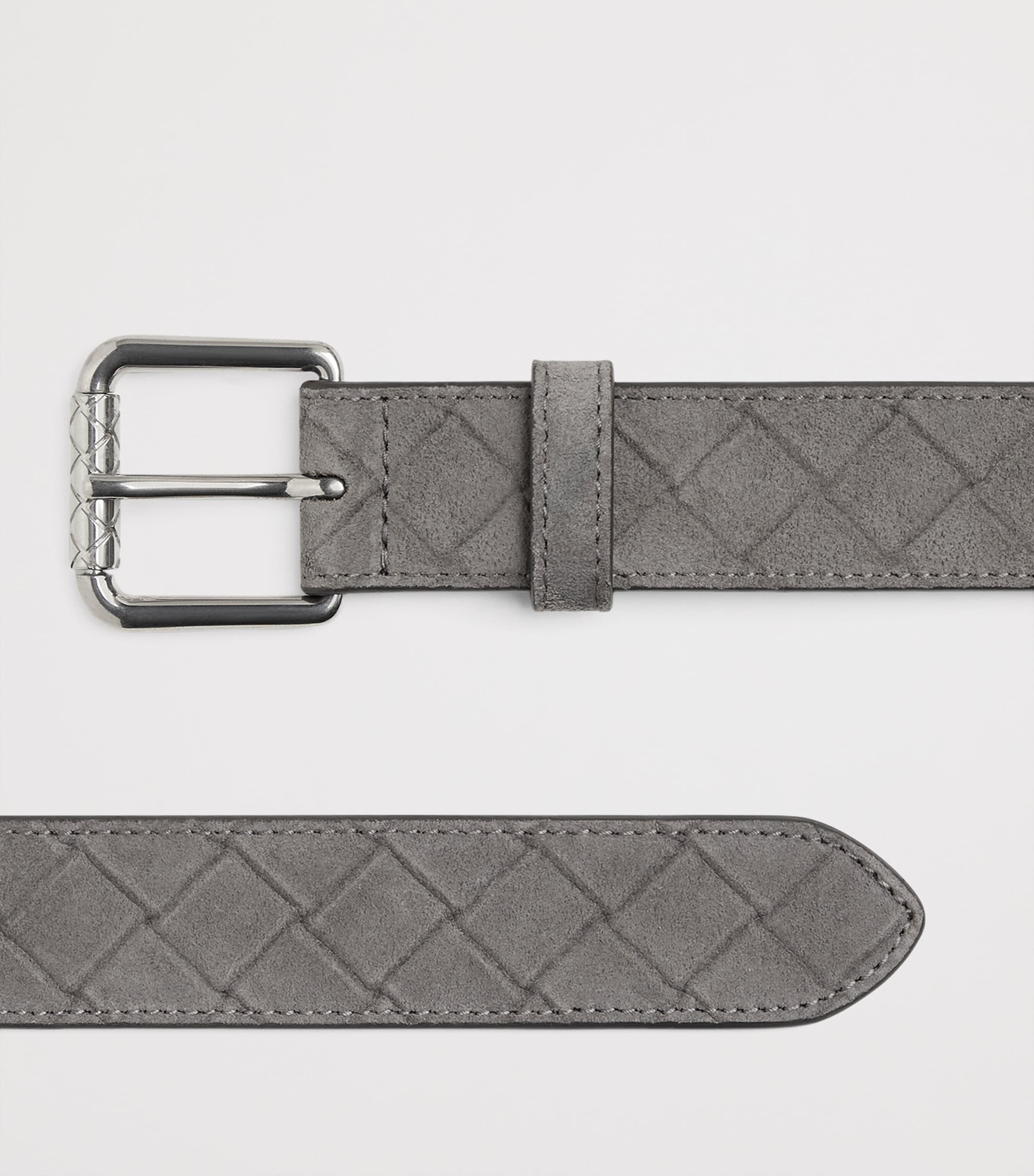 Suede Embossed Intrecciato Belt 8900 Image 4