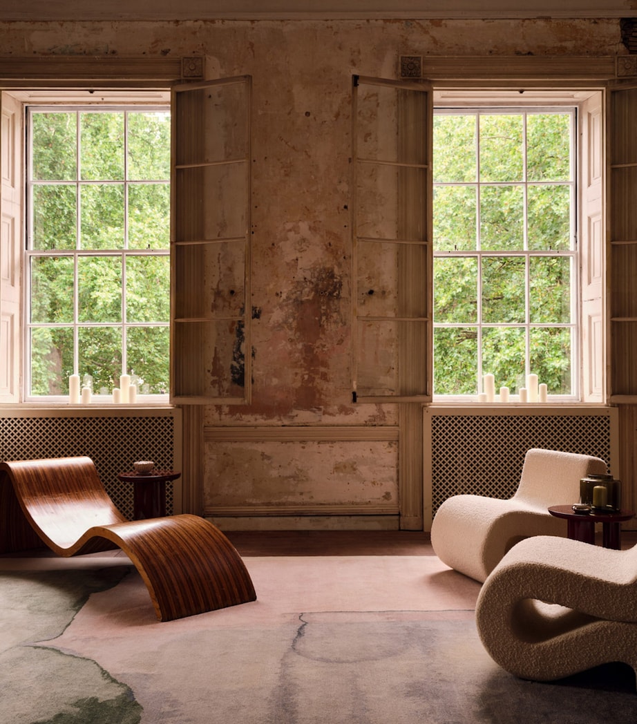 Wool-Nettle Maya Opal Rug (2.74m x 1.83m) MULTICOLOUR Image 4