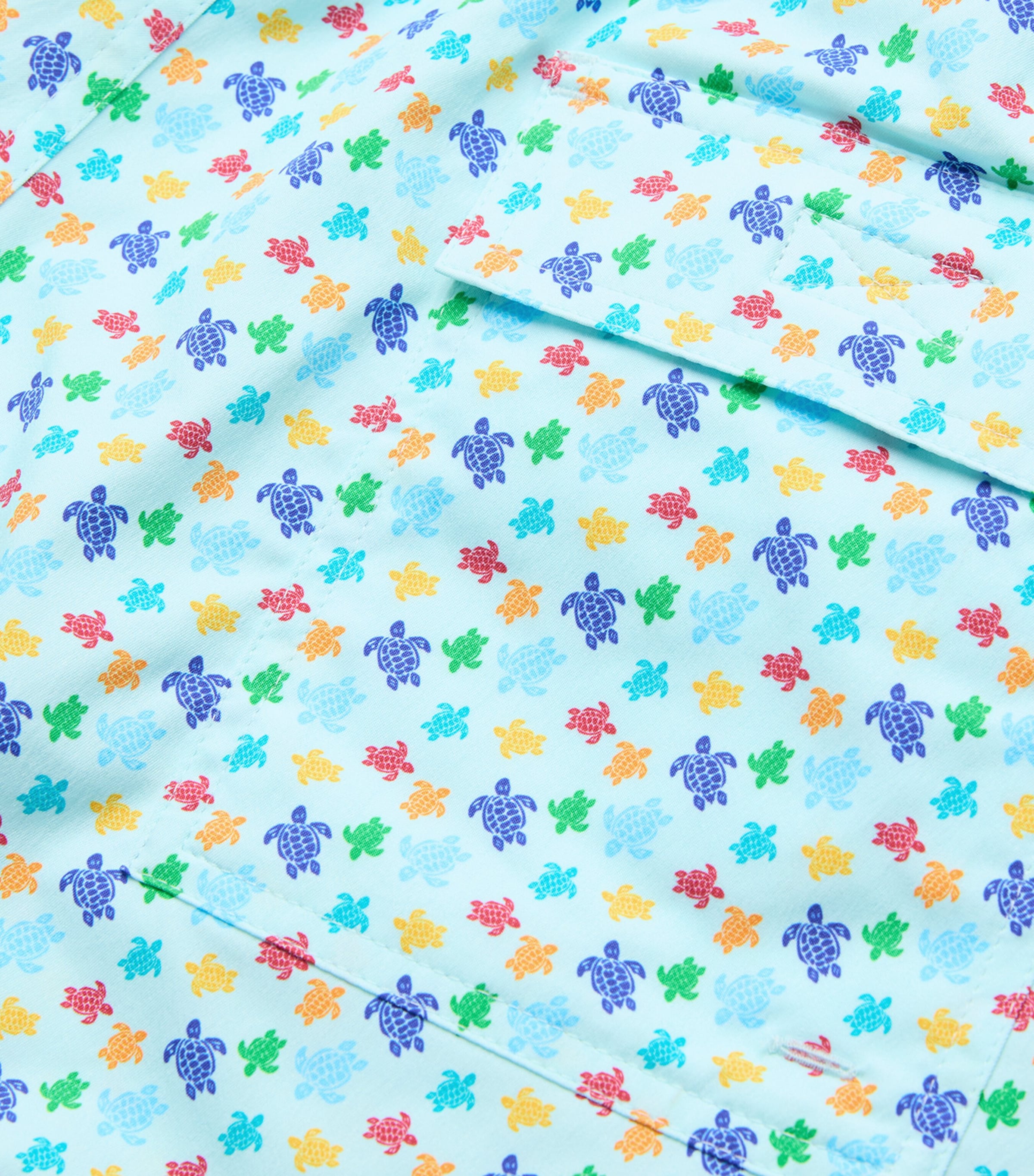 Turtle Print Moorise Swim Shorts 315-PACIFIC Image 5