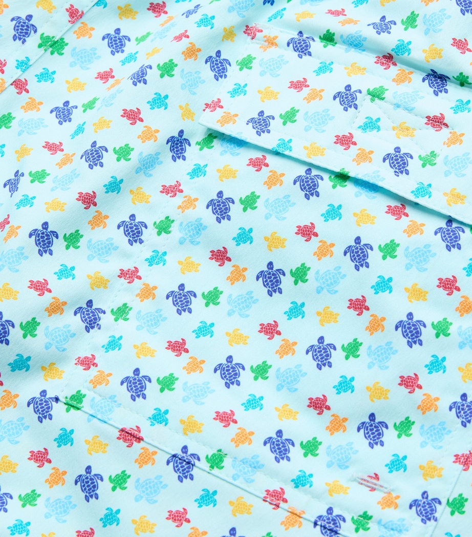 Turtle Print Moorise Swim Shorts 315-PACIFIC Image 5