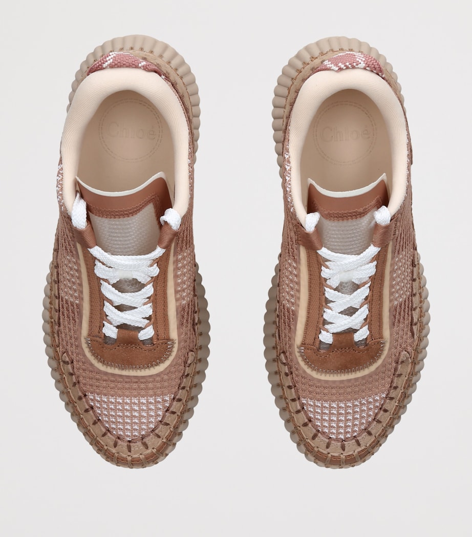 Chloé Nama Runner Sneakers Blush Image 4