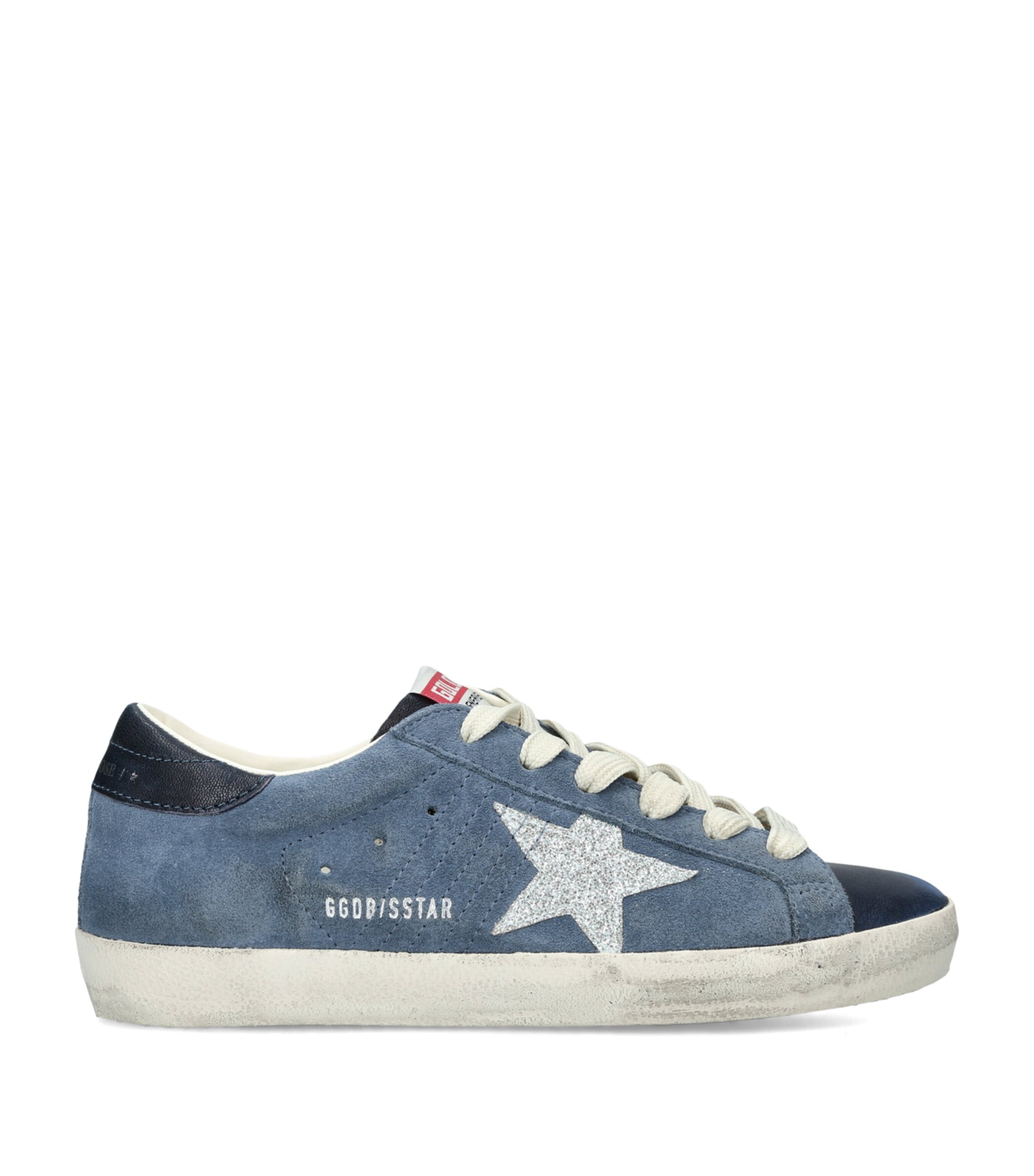 Golden Goose Suede Super Star Sneakers Denim Image 1
