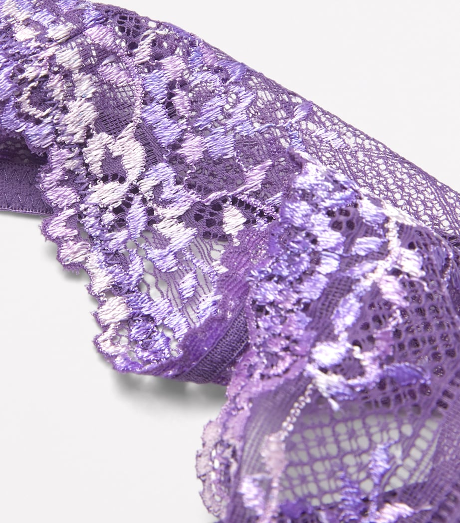 Embrace Lace Tanga Briefs 546 GRAPE COMPT Image 4