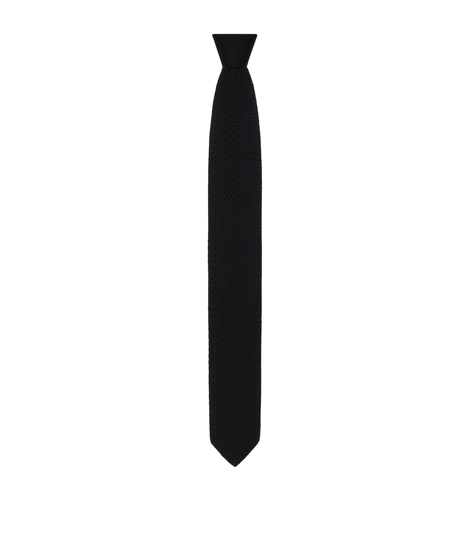 Givenchy Silk Knitted Tie Image 1
