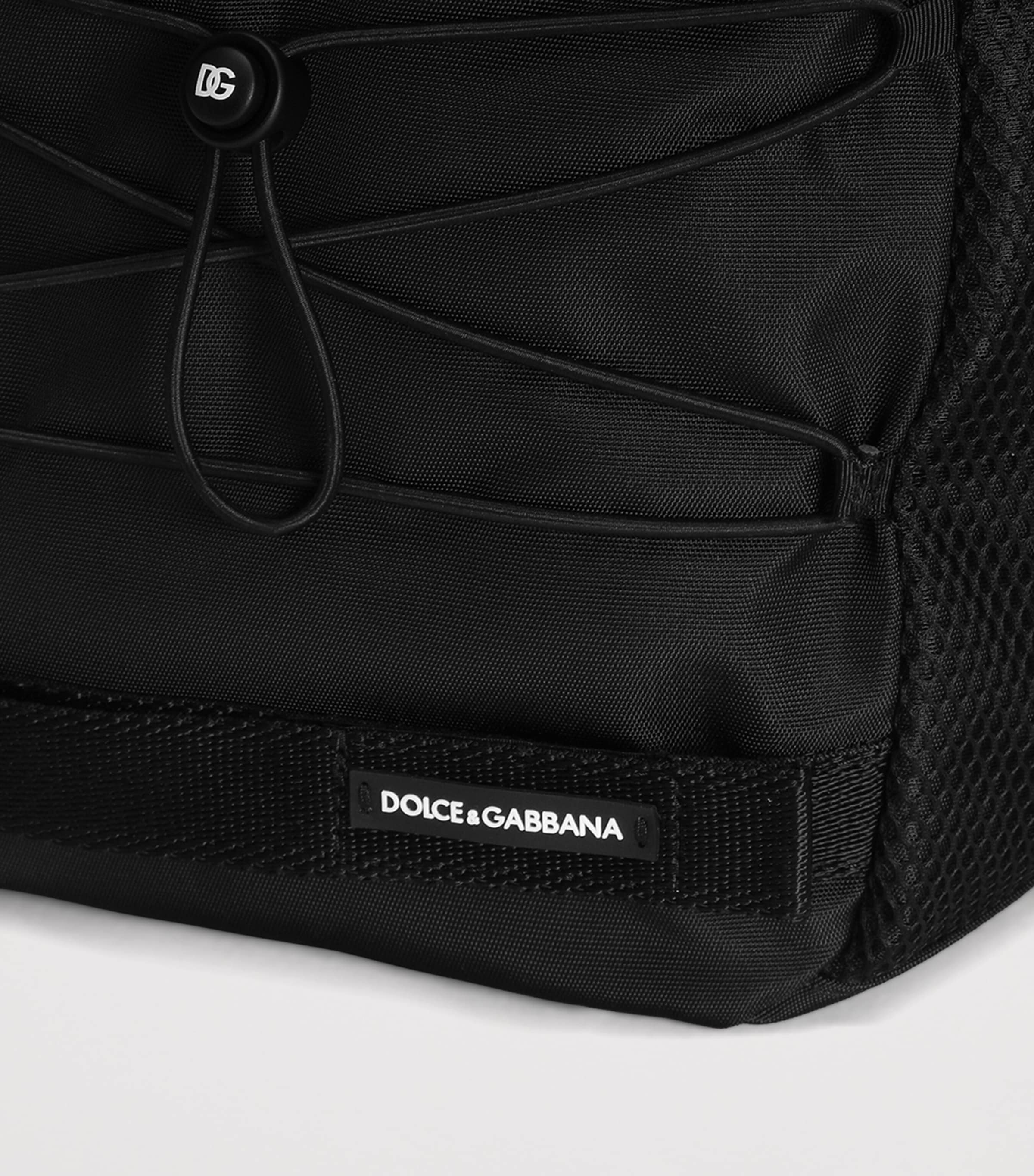 Mesh Logo Backpack 8B939-BLACK/WHITE Image 6