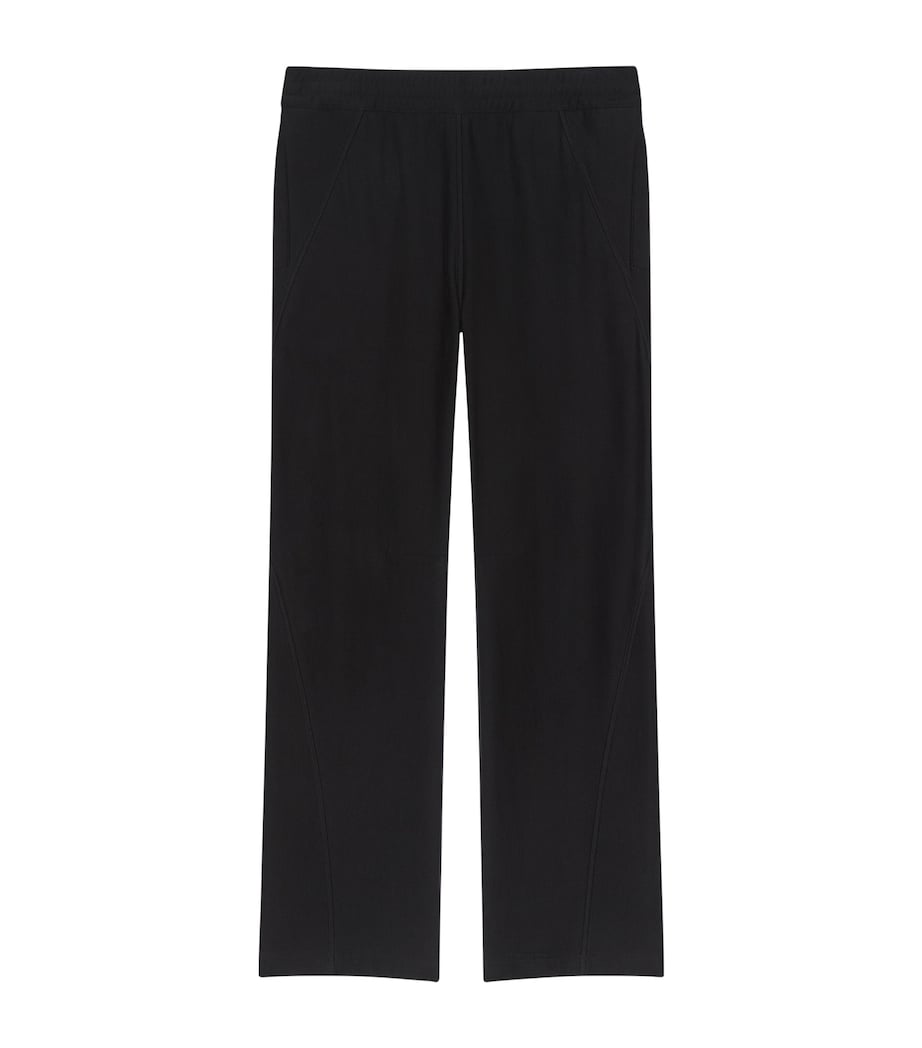 Cotton Couture Seam Sweatpants BLACK Image 1