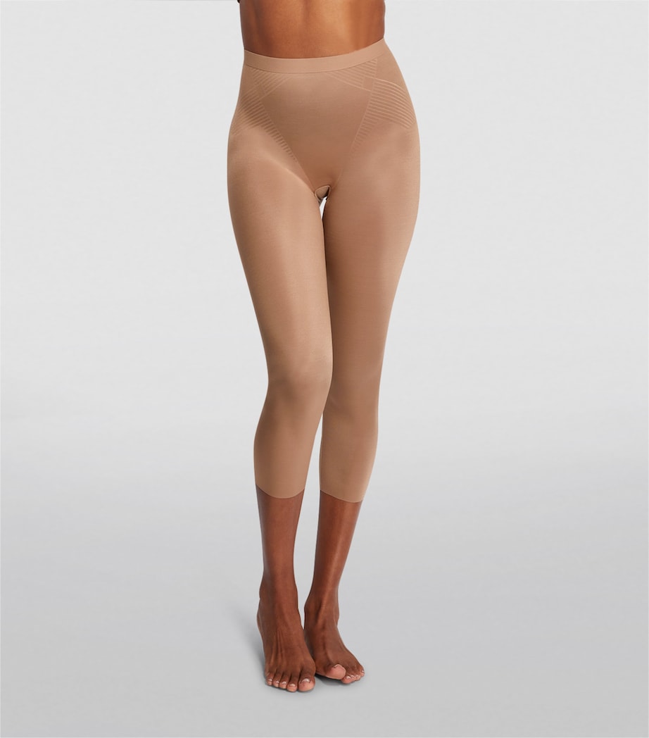 SPANXshape Invisible Capri Pants - Medium Control CAFÉ AU LAIT Image 2