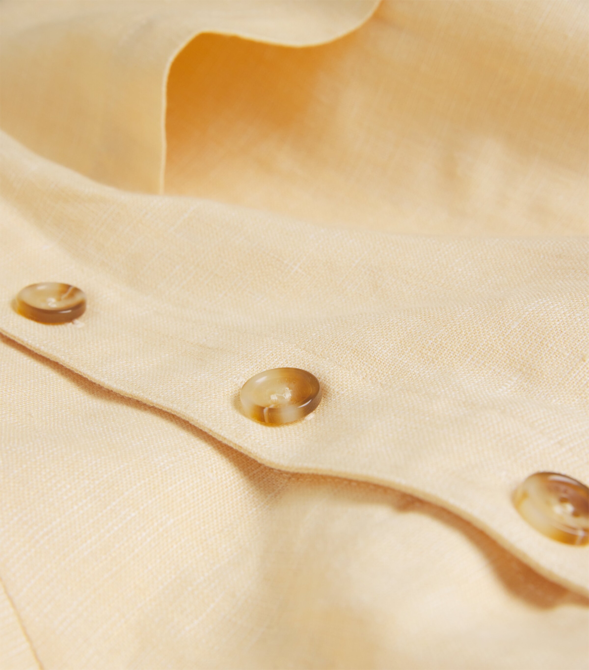 Linen Emma Mini Dress DUSTY CITRON Image 5