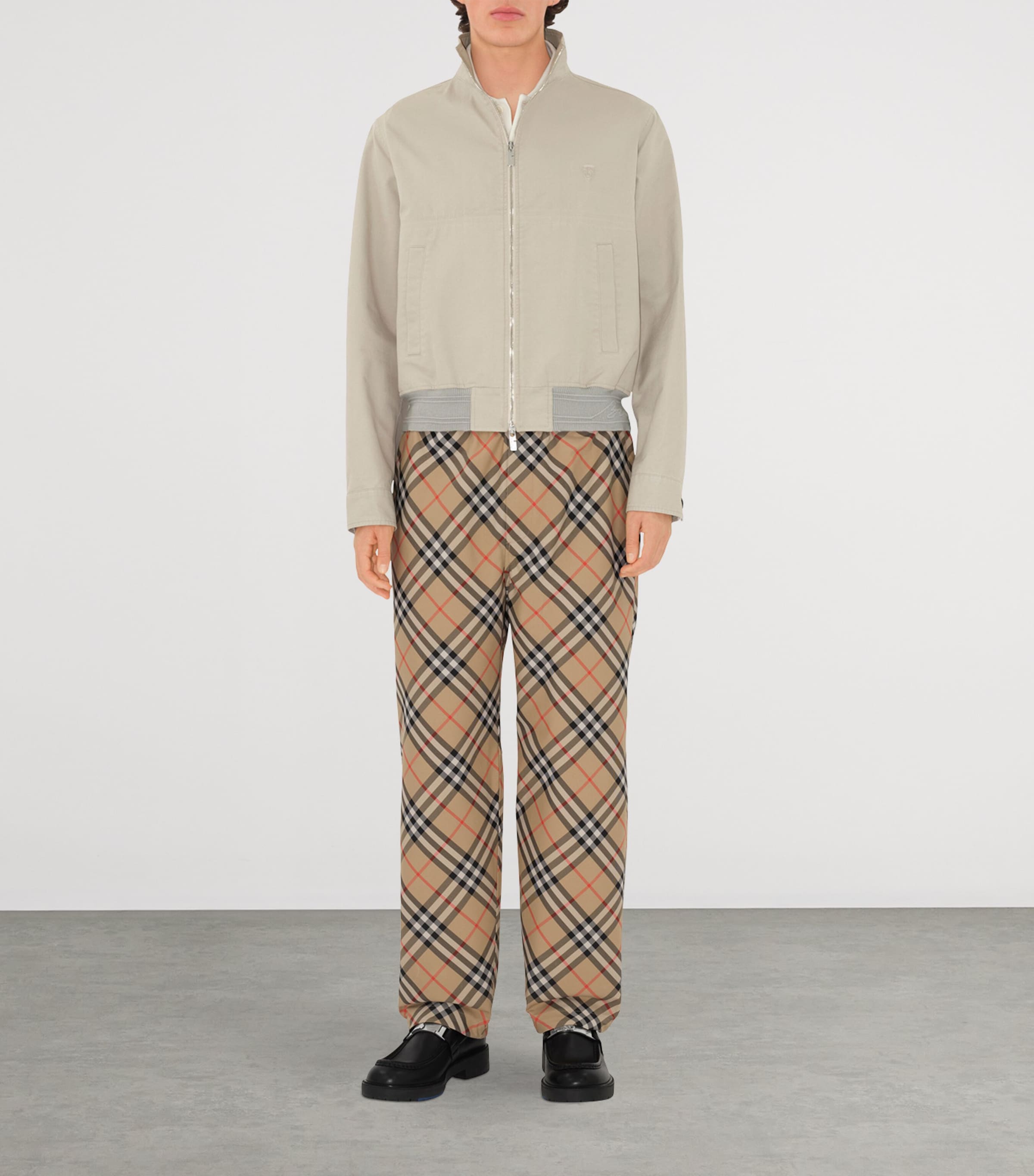 Twill Check Trousers SAND IP CHECK Image 2