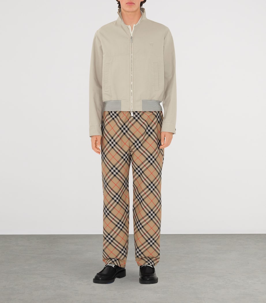 Twill Check Trousers SAND IP CHECK Image 2