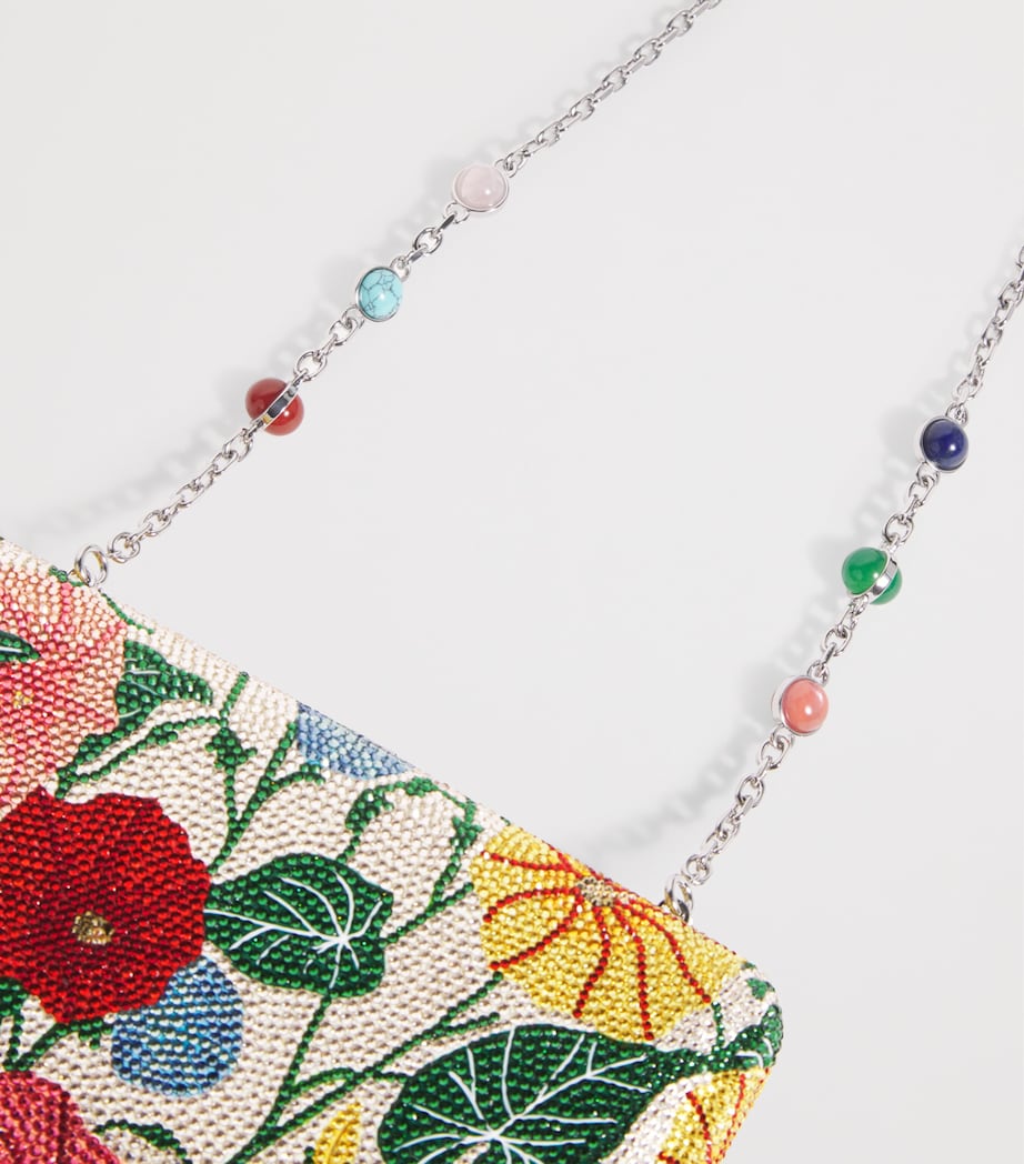 Crystal Moon Flower Clutch Bag SGQMT GOLDEN MULTI Image 6