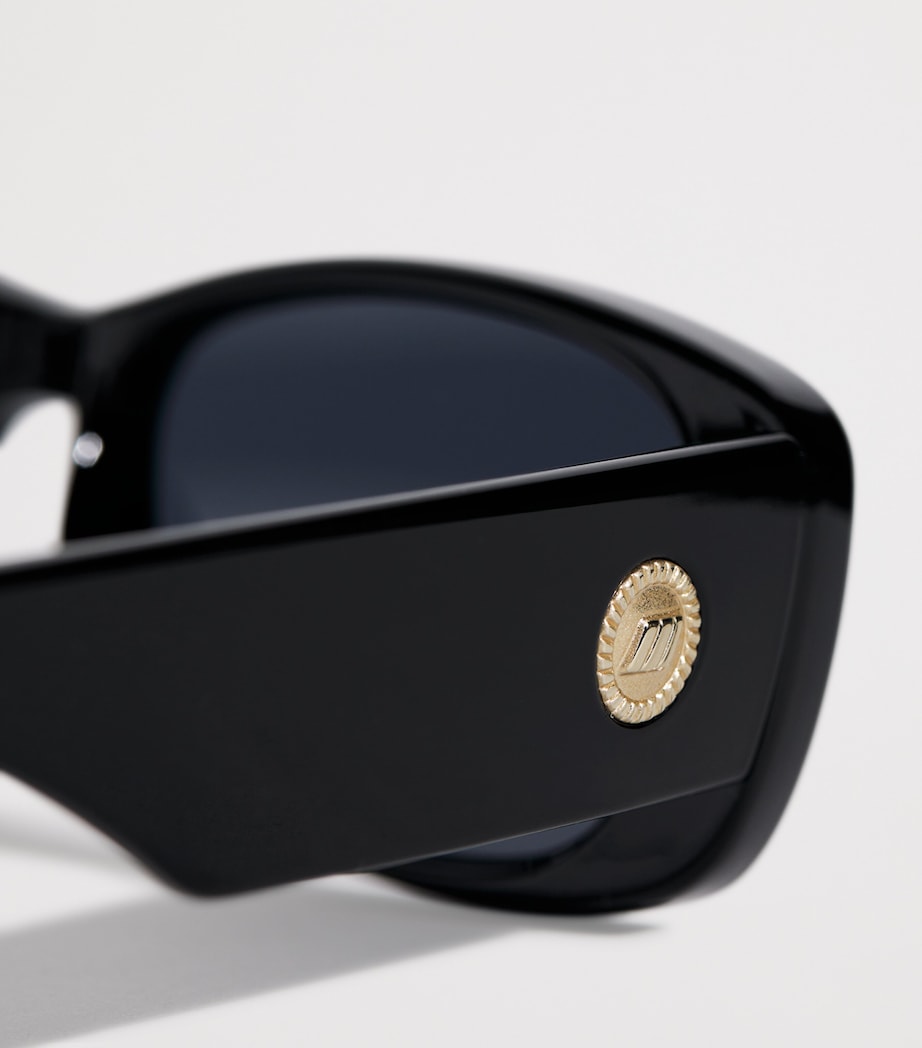 Unreal! Rectangular Sunglasses SHINY BLACK Image 5