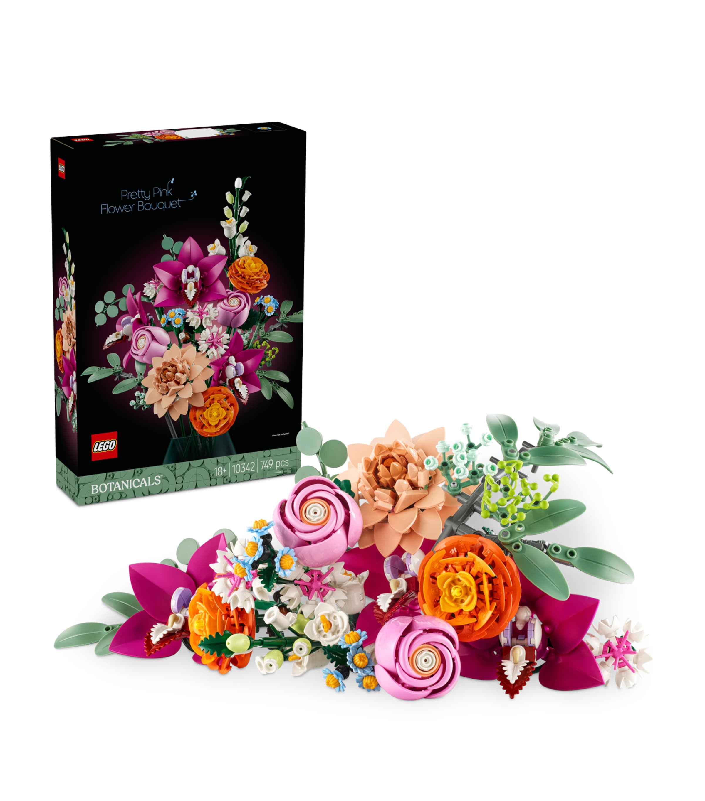 Pretty Pink Flower Bouquet 10342 MULTI Image 2