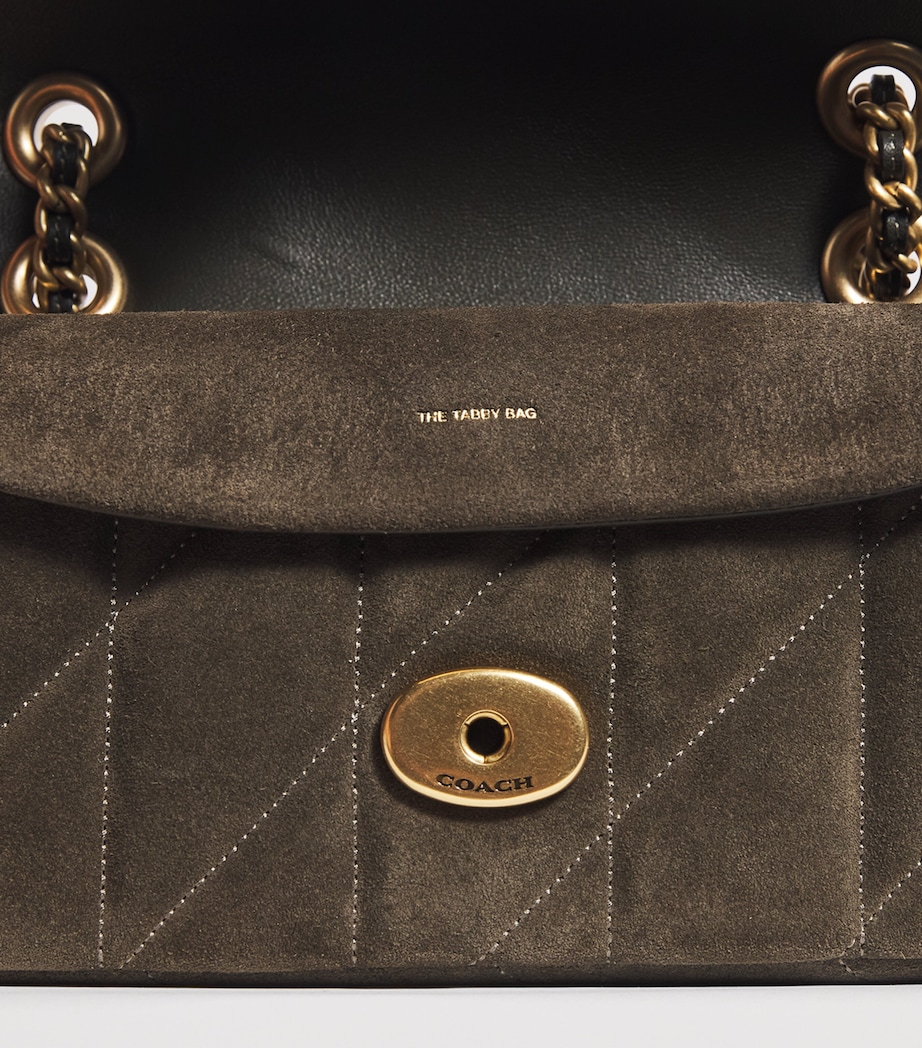 Suede Brooklyn 39 Shoulder Bag B4/OLIVE Image 4