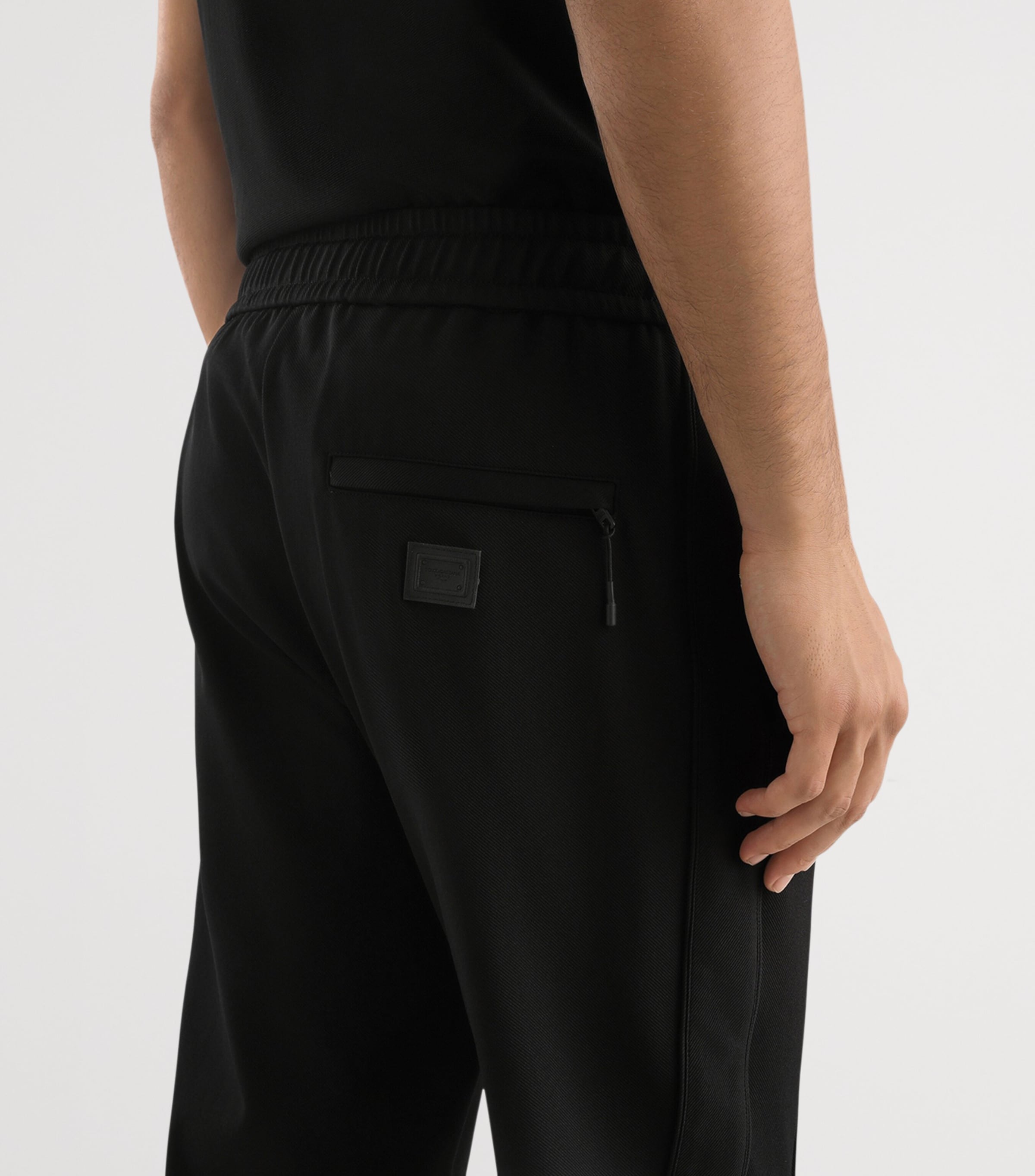 Dolce&Gabbana Mens Straight Tailored Sweatpants Black Image 5