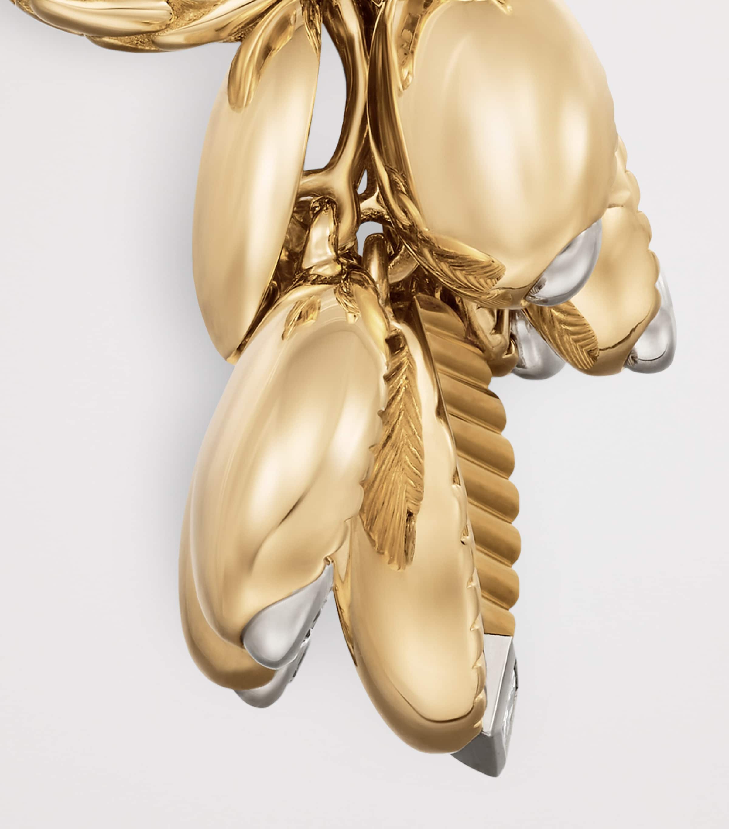 Cartier Yellow Gold and Diamond Grain de Café Earrings Yellow Gold Image 6