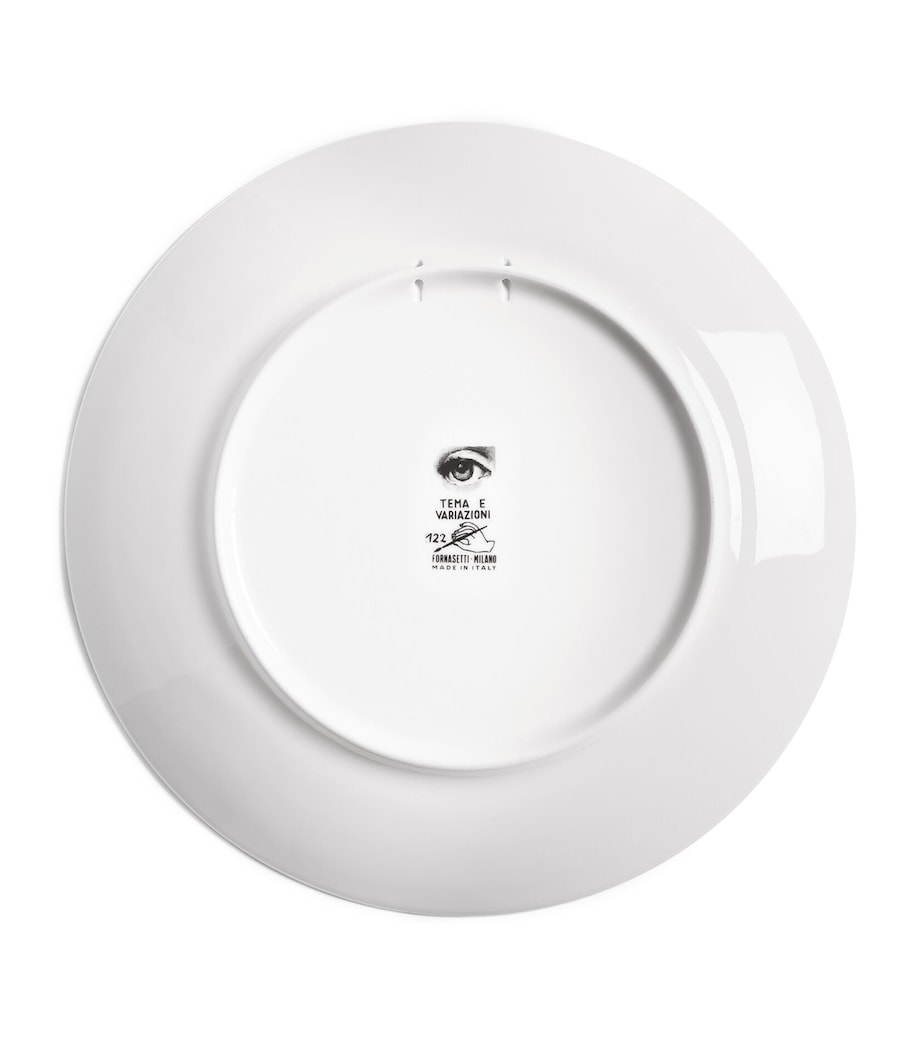 Fornasetti Tema e Variazioni No. 122 Wall Plate (26cm) Image 3